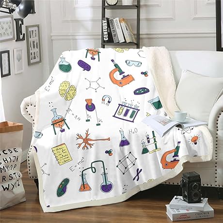 Science Blanket: Unravel the Wonders of the Cosmos with Our Educational Throw Blanket