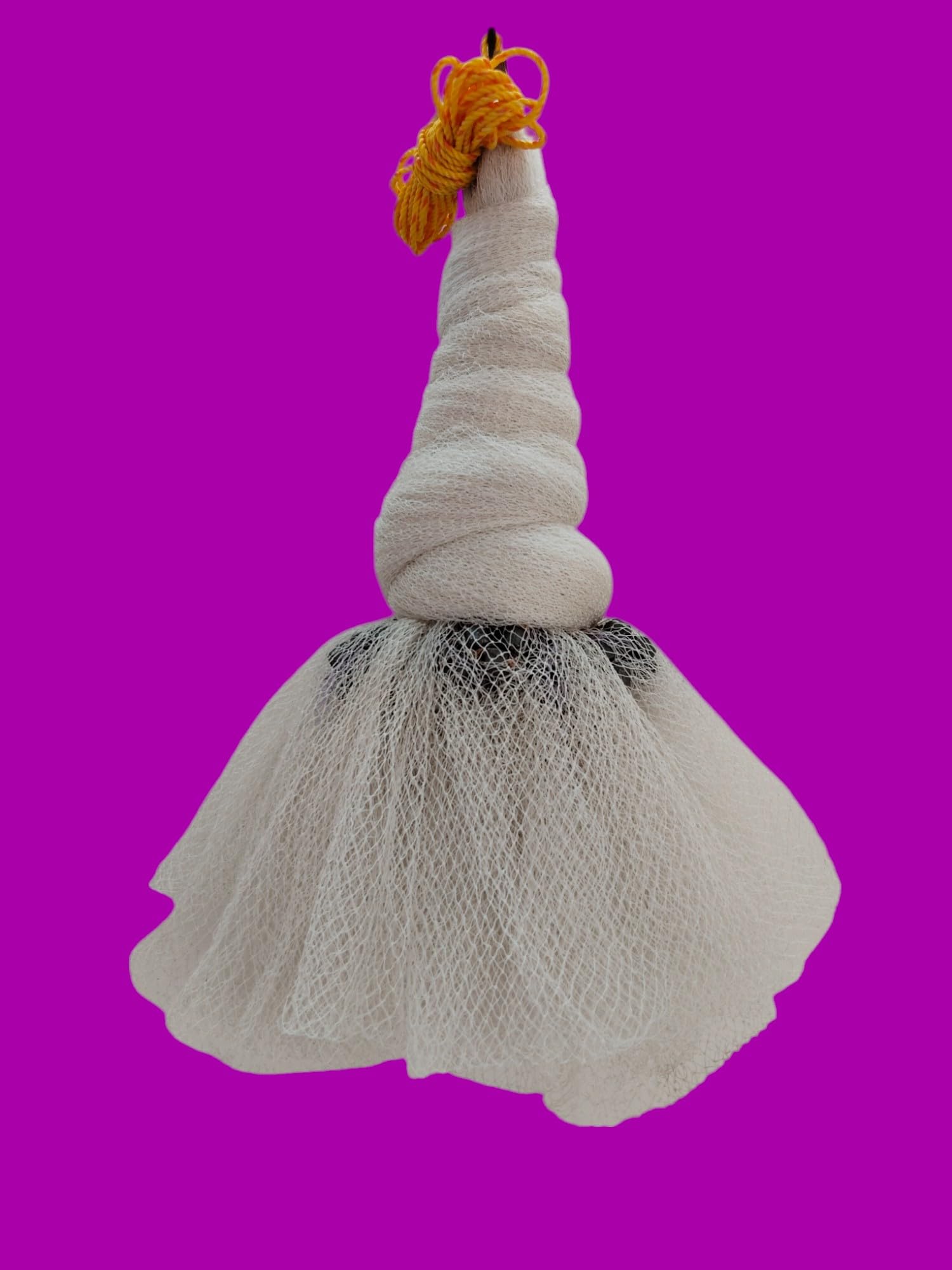 Faruk Fishing NET 0no. UP 1no. Down 12mm MESH Size, ROUND-45feet, WEIGHT-3kg, HEIGHT-10feet (White)-image-15
