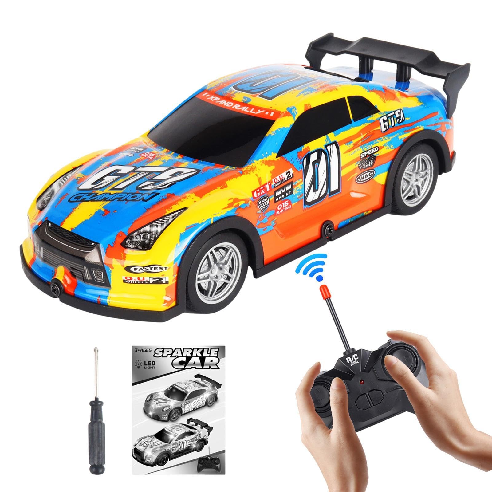 Amazon.co.jp: ラジコンカー | LEDライト付き高速RCドリフトカー