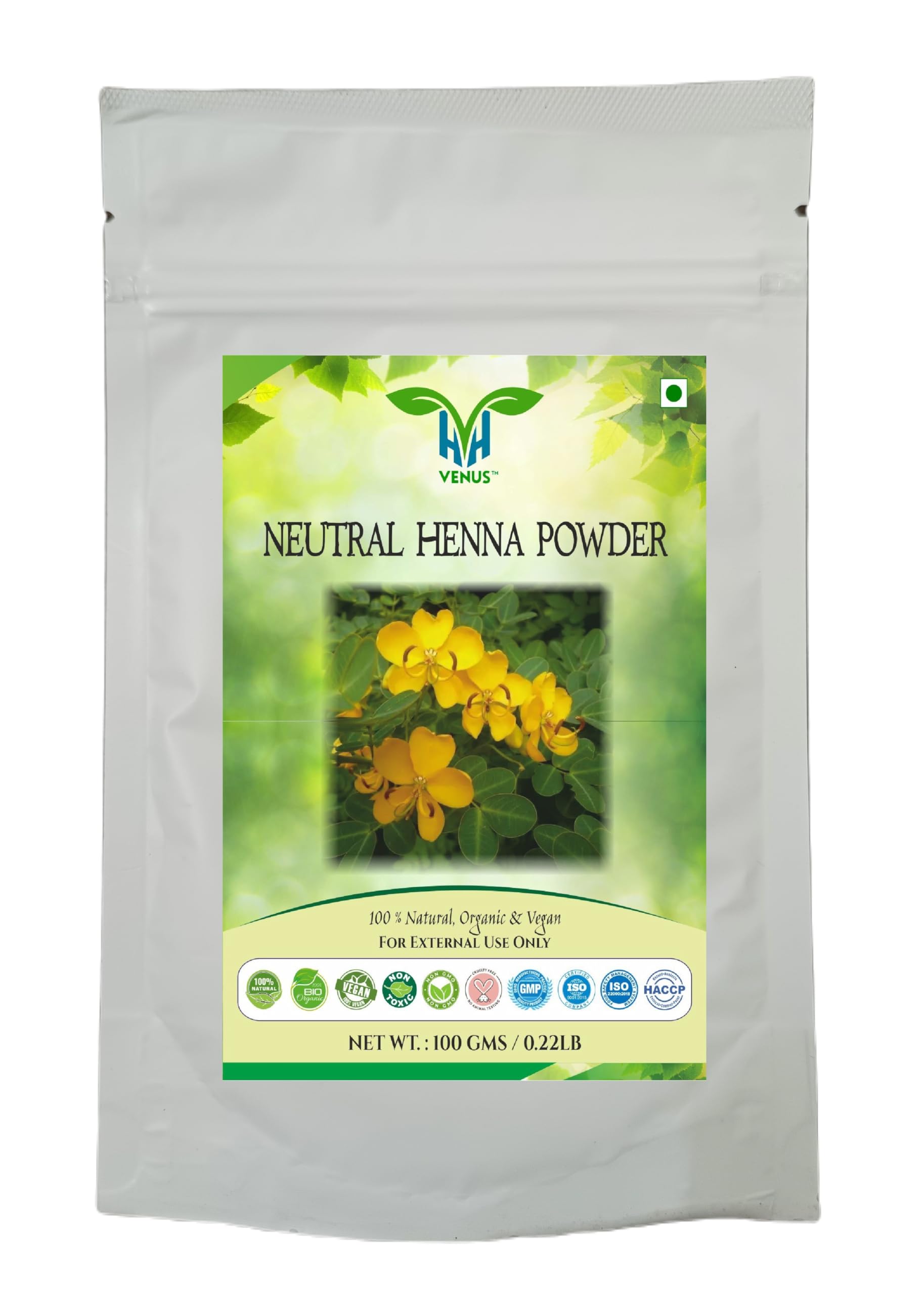 VENUS Unisex Neutral Henna Powder For Hair Care | Natural - 100% Ground Senna Italica Leaves (100 Grams)-picture-20