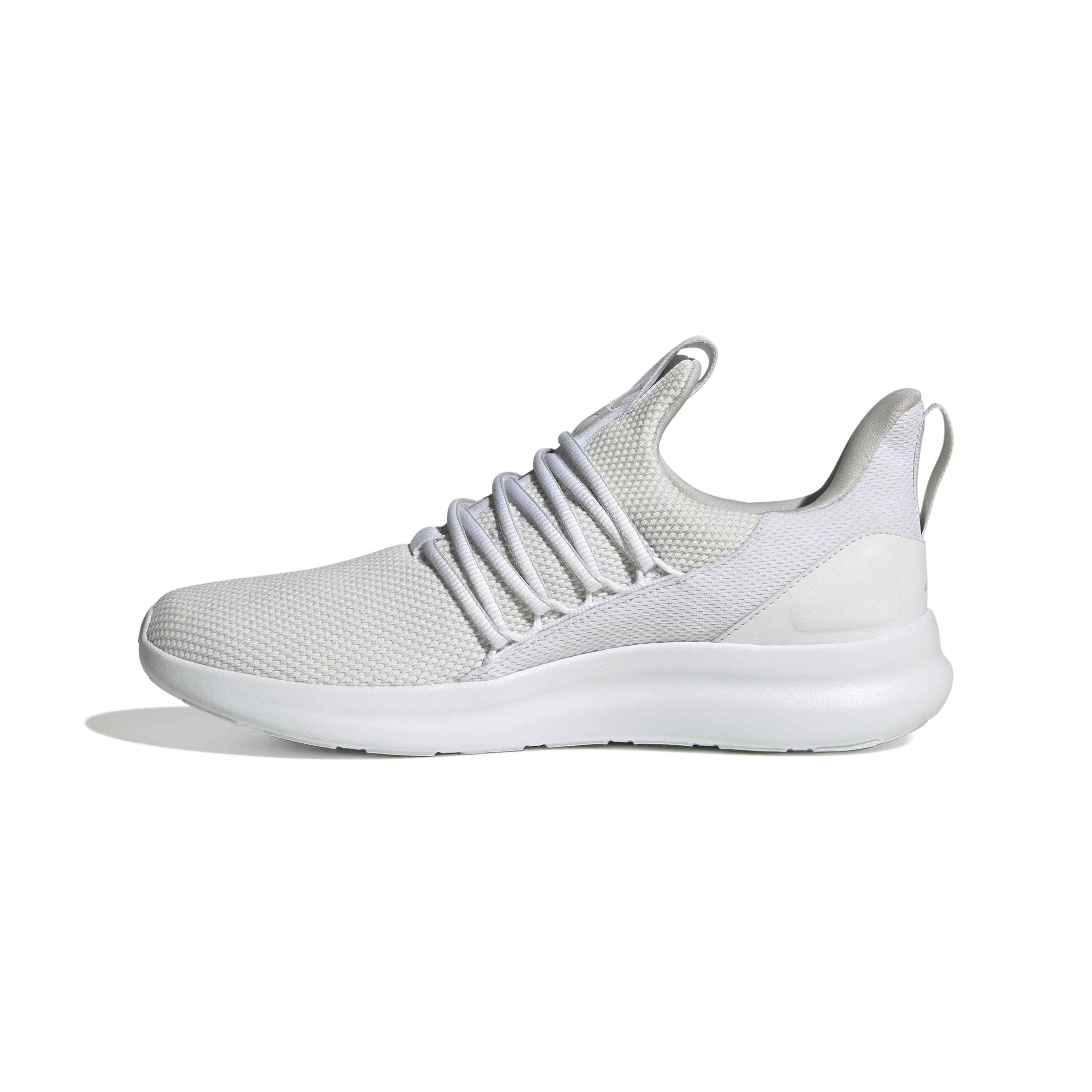 adidas Men's Lite Racer Adapt 7.0 Running Shoes 9 White/Grey/White