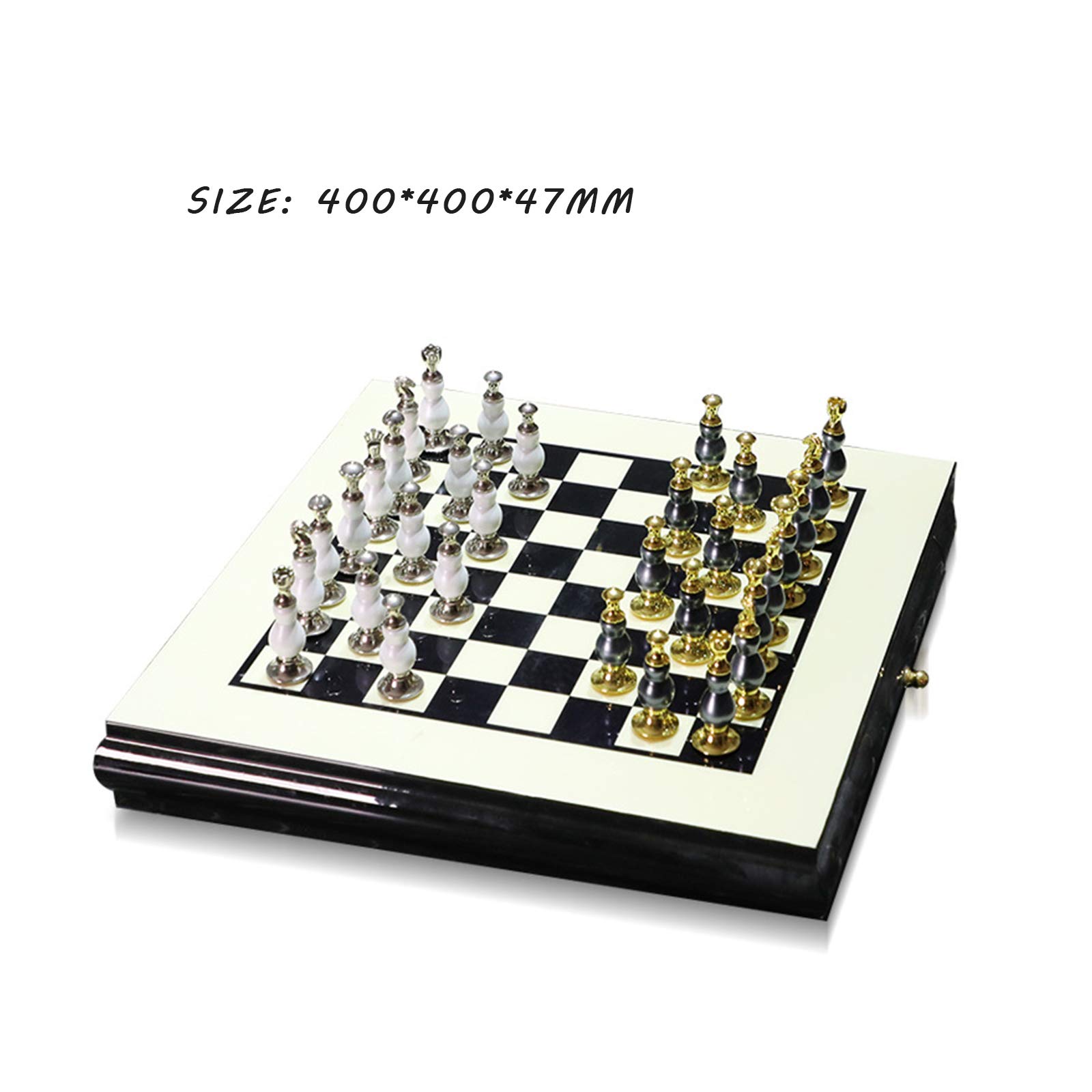 イギリス　SAC社製　チェス　チェスボード　盤 Amazon | SAC Tower of London Chess Set - hand decorated