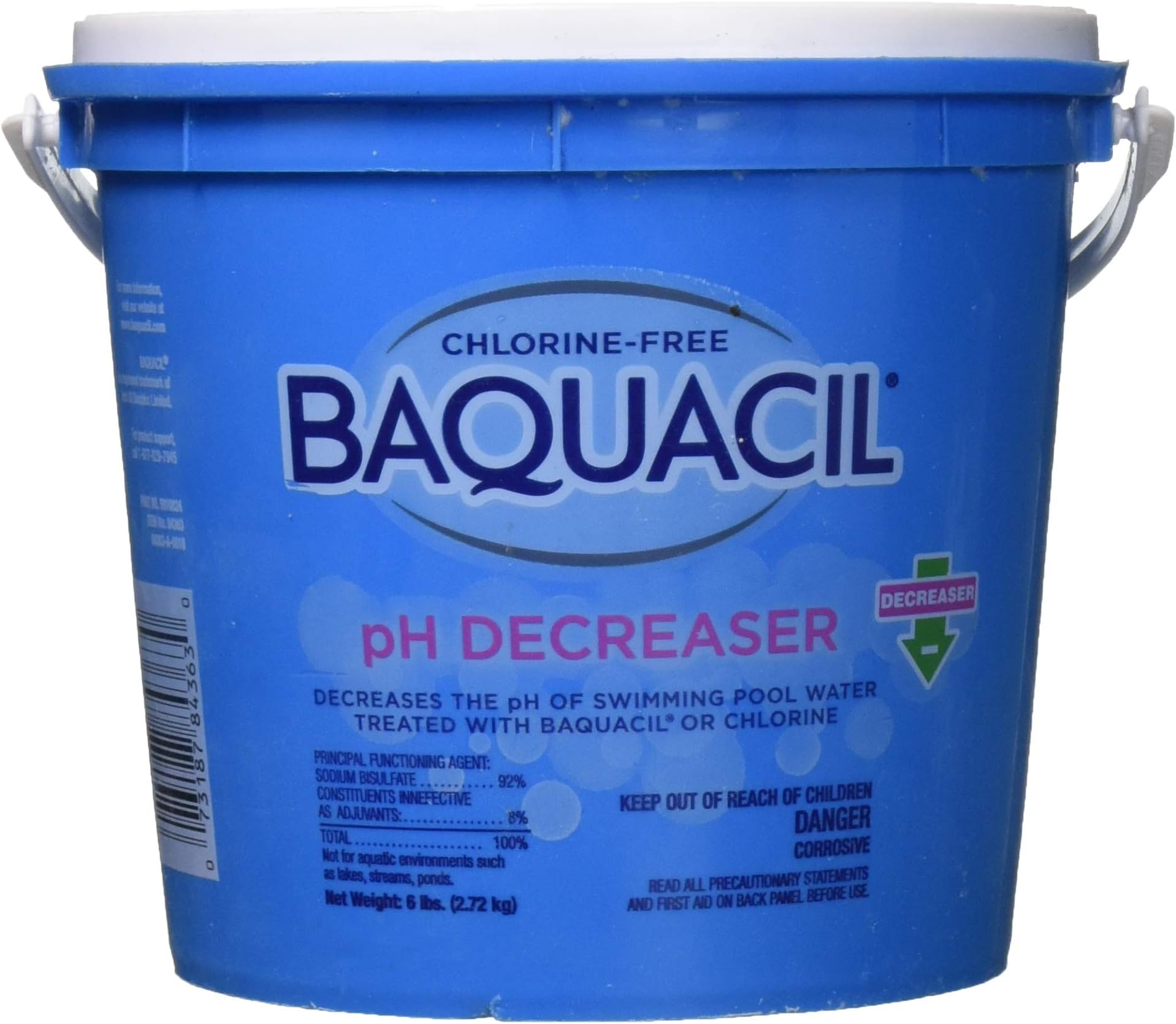 Baquacil 84363 pH Decreaser Swimming Pool Balancer, 6 lbs