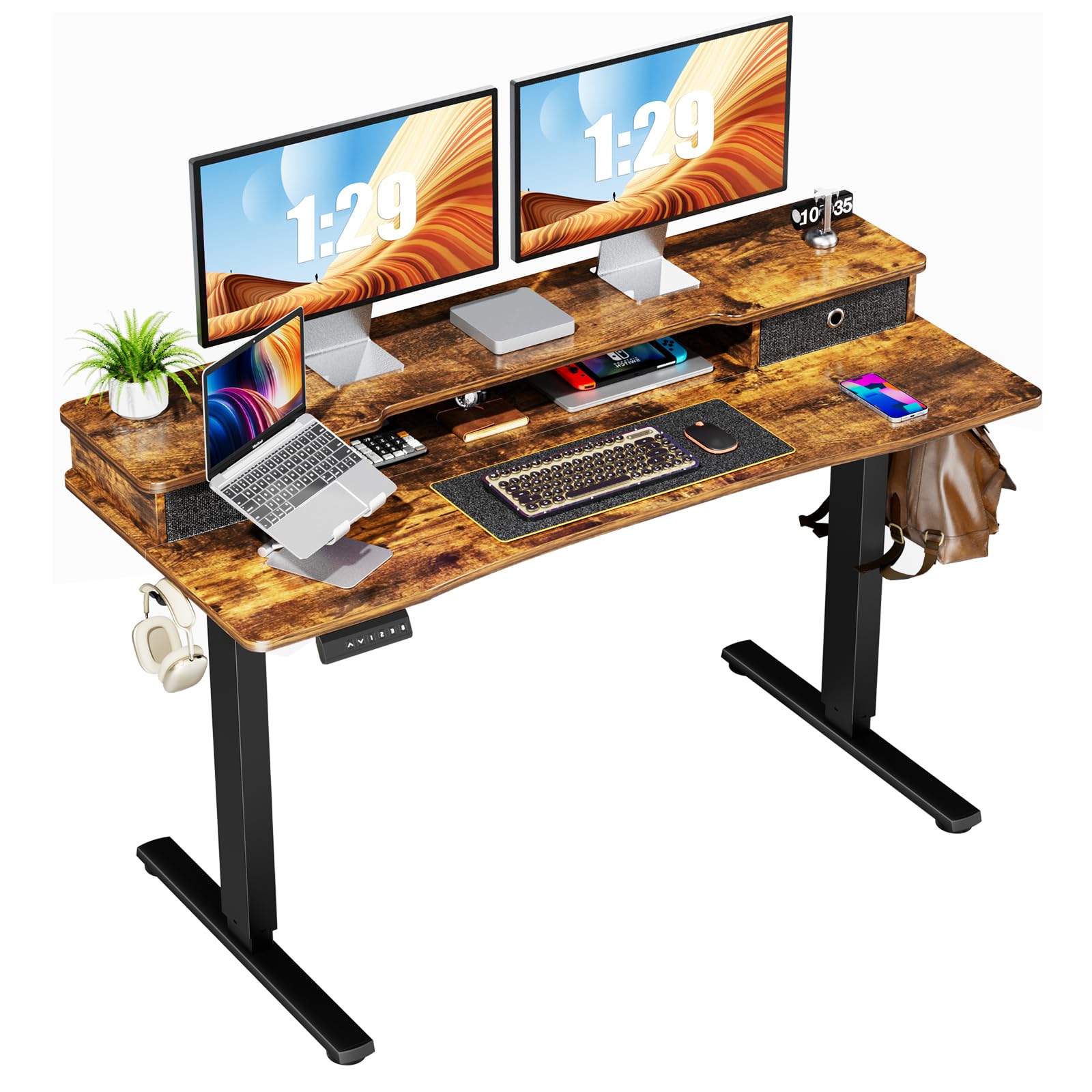 Sweetcrispy Height Adjustable Electric Standing Desk