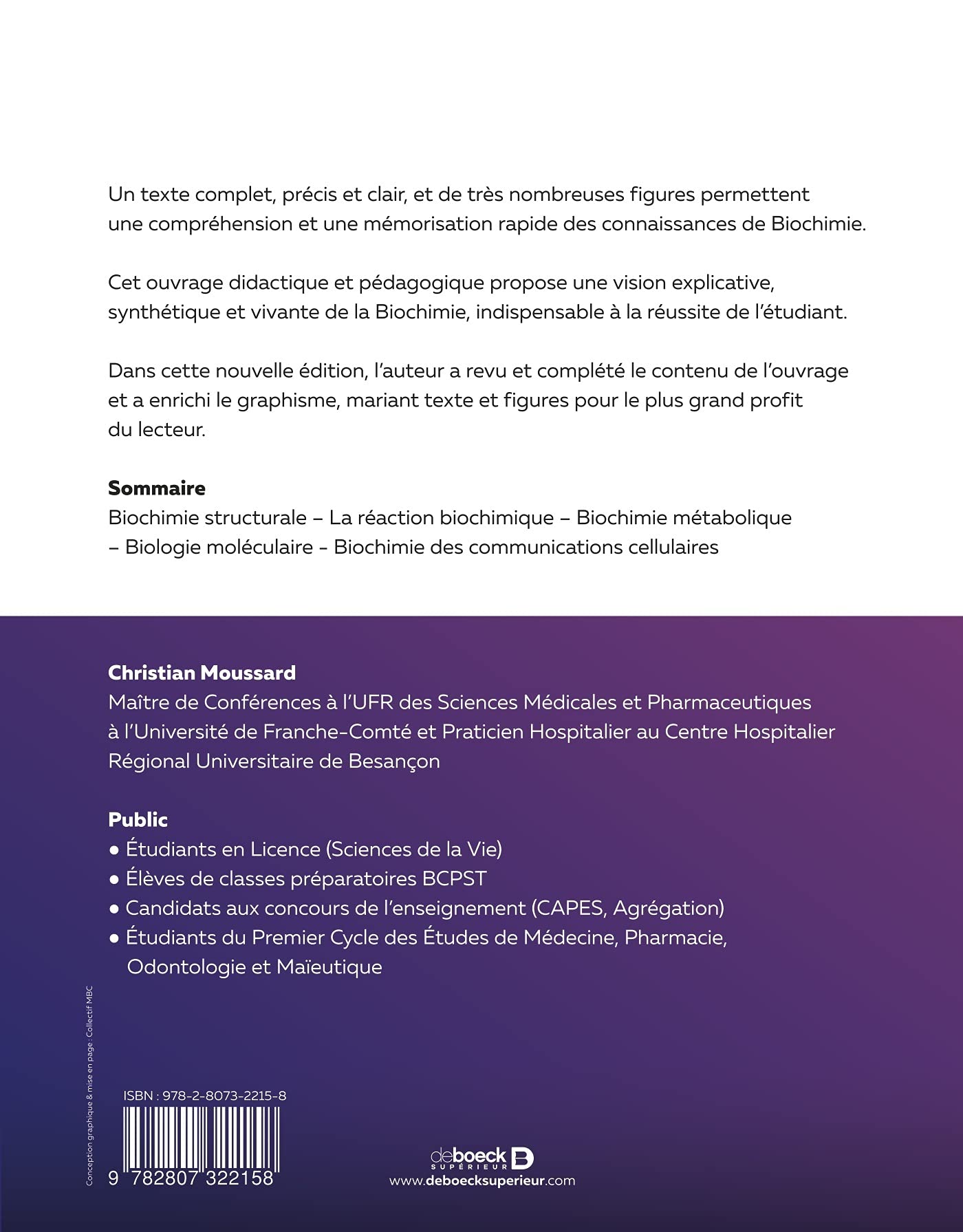 Biochimie et biologie moléculaire