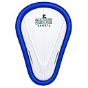 SSS Kids Abdominal Guard with Adjustable Strap | Soft Rubber Edges & Premium Lining for Maximum Protection |Plastic Sports Guard for Cricket, Rugby, Soccer (Boys, White, 1 Pc) gallery image