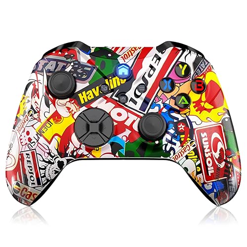 Gamrombo Controlador inalámbrico X-box compatible con Xbox Series XS, Xbox One, Xbox One SX, PC WindowsSteam, controlador de juego AndroidiOS con
