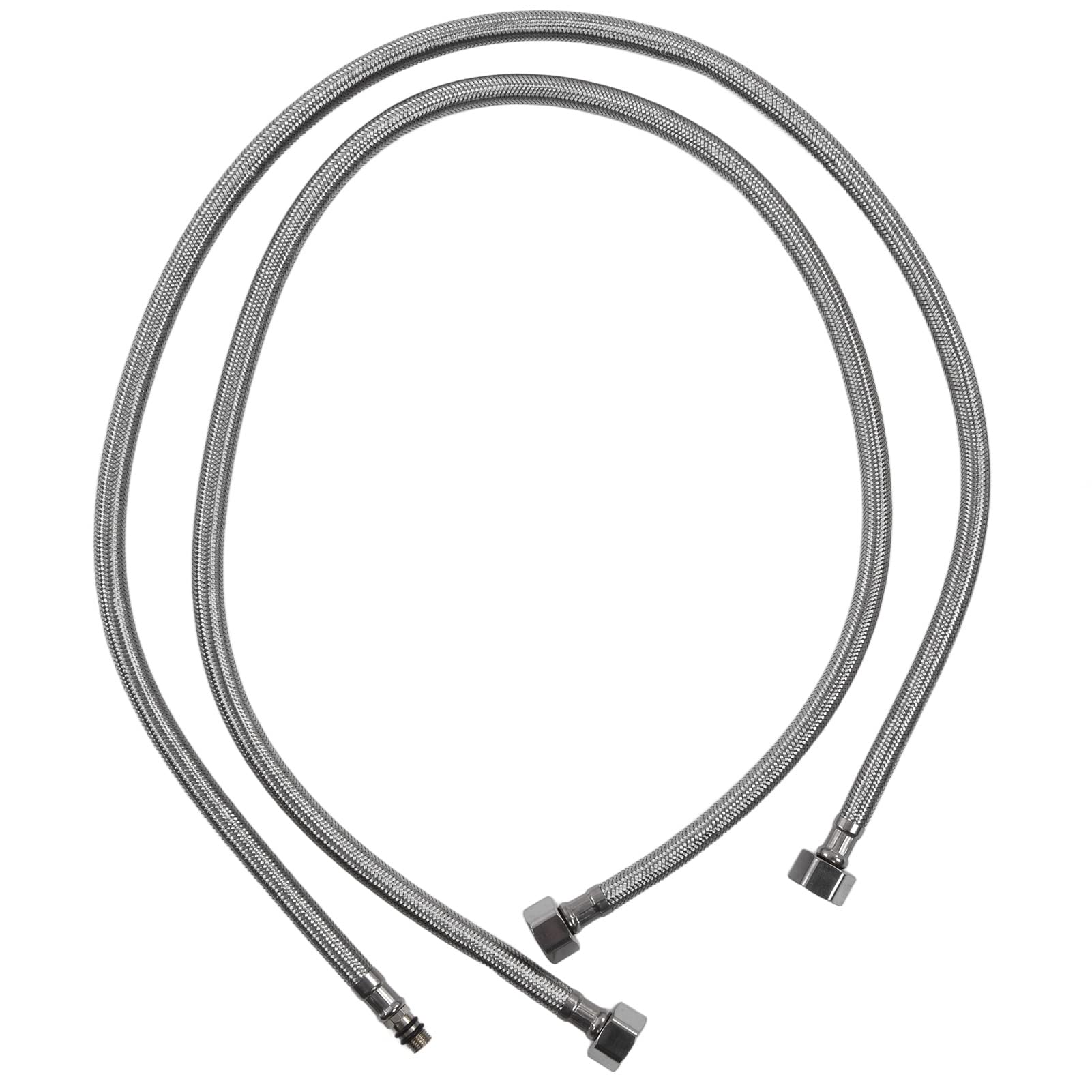 Fregadero Lavavasos Automático de Acero Inoxidable para Barra con Conector G1/2in - de Descarga Rápida (FC-13-2 Estilo extendido [Negro])