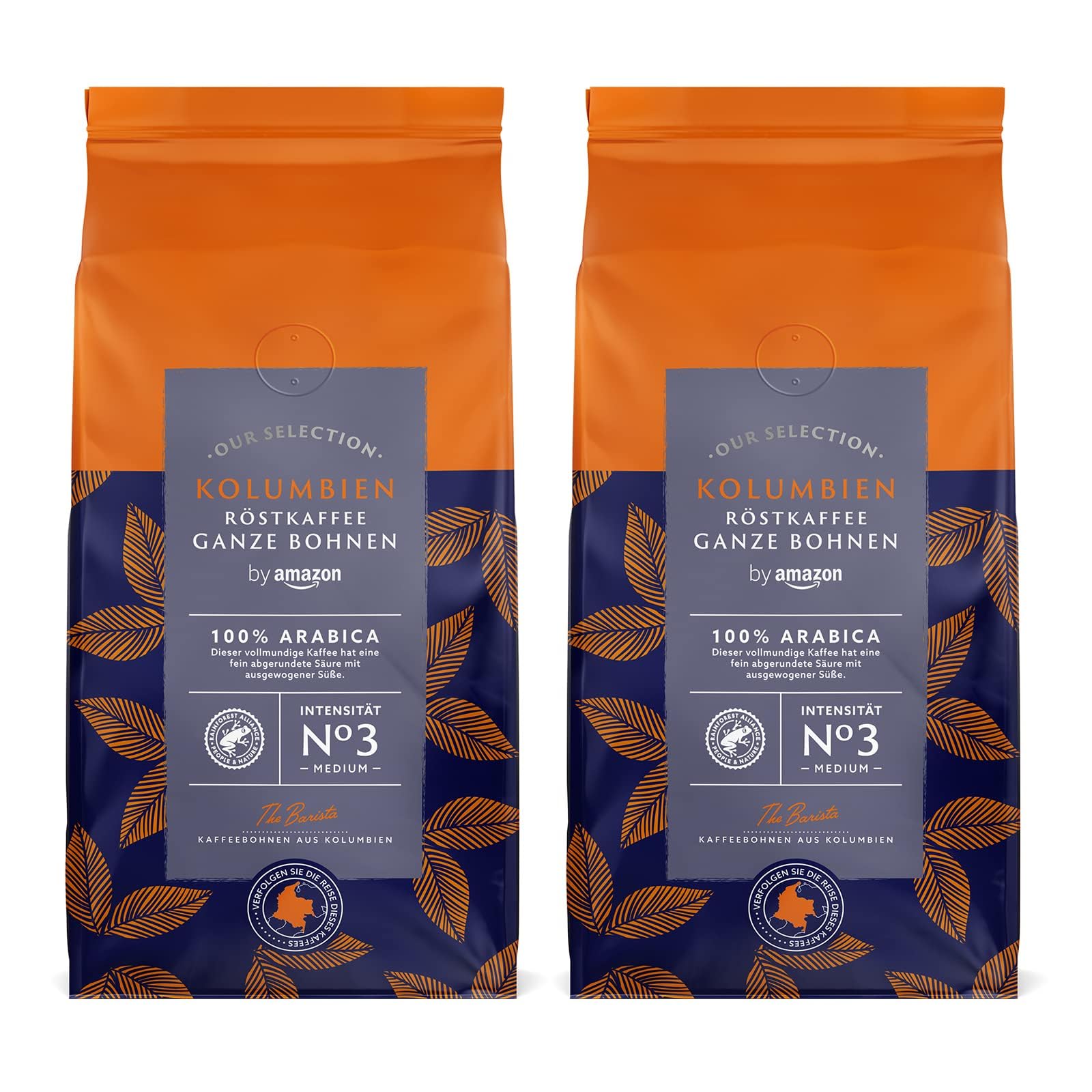 By Amazon Kolumbien Kaffeebohnen (1 kg, 2×500 g)