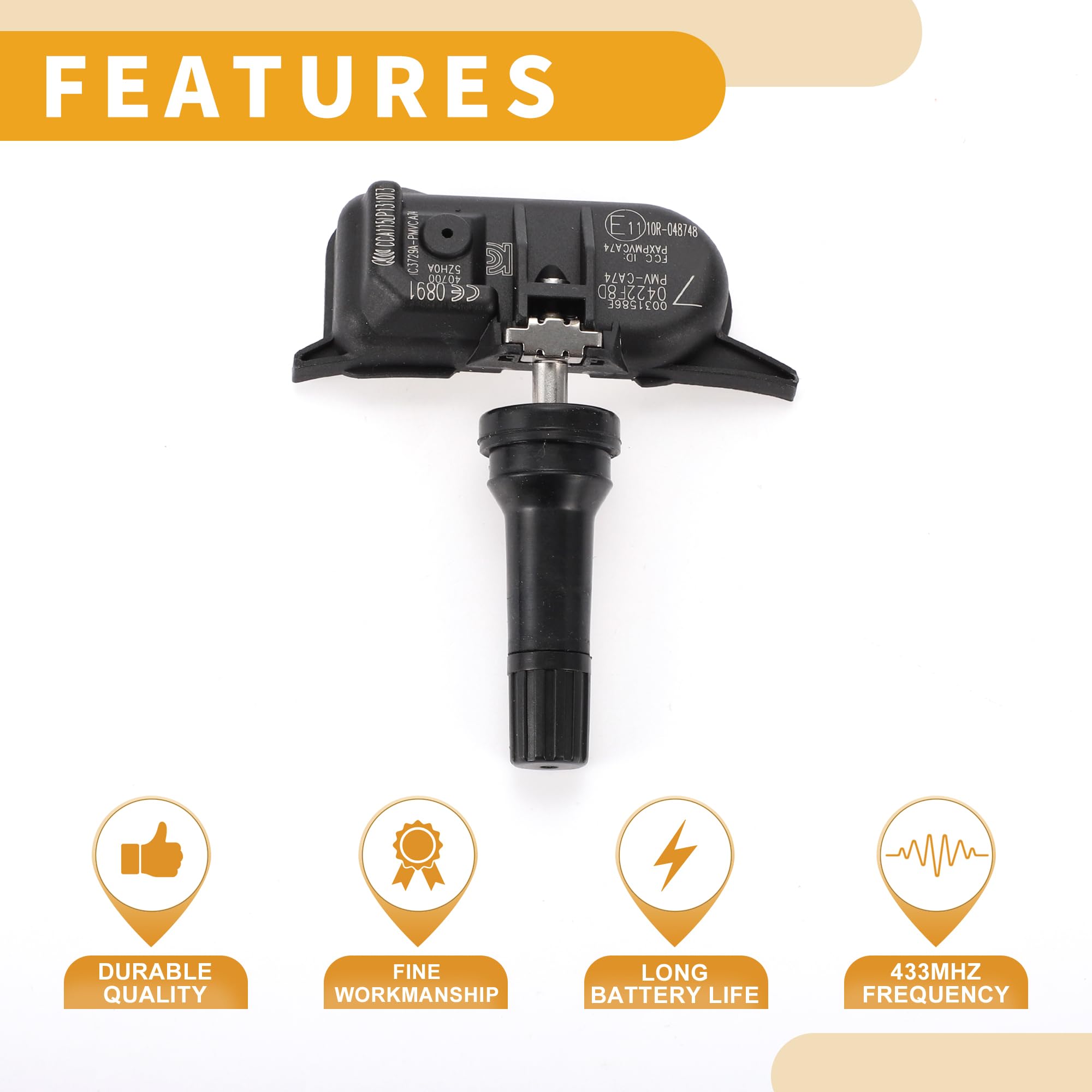 TPMS Tire Pressure Sensor – 40700-5ZH0A – For Nissan Versa Kicks 1.6L 2018-2021
