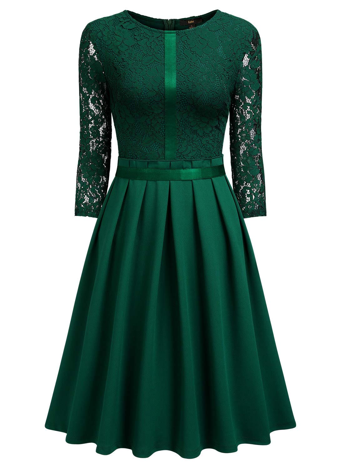 Missmay Womens Vintage Half Sleeve Floral Lace Cocktail Party - Main Image