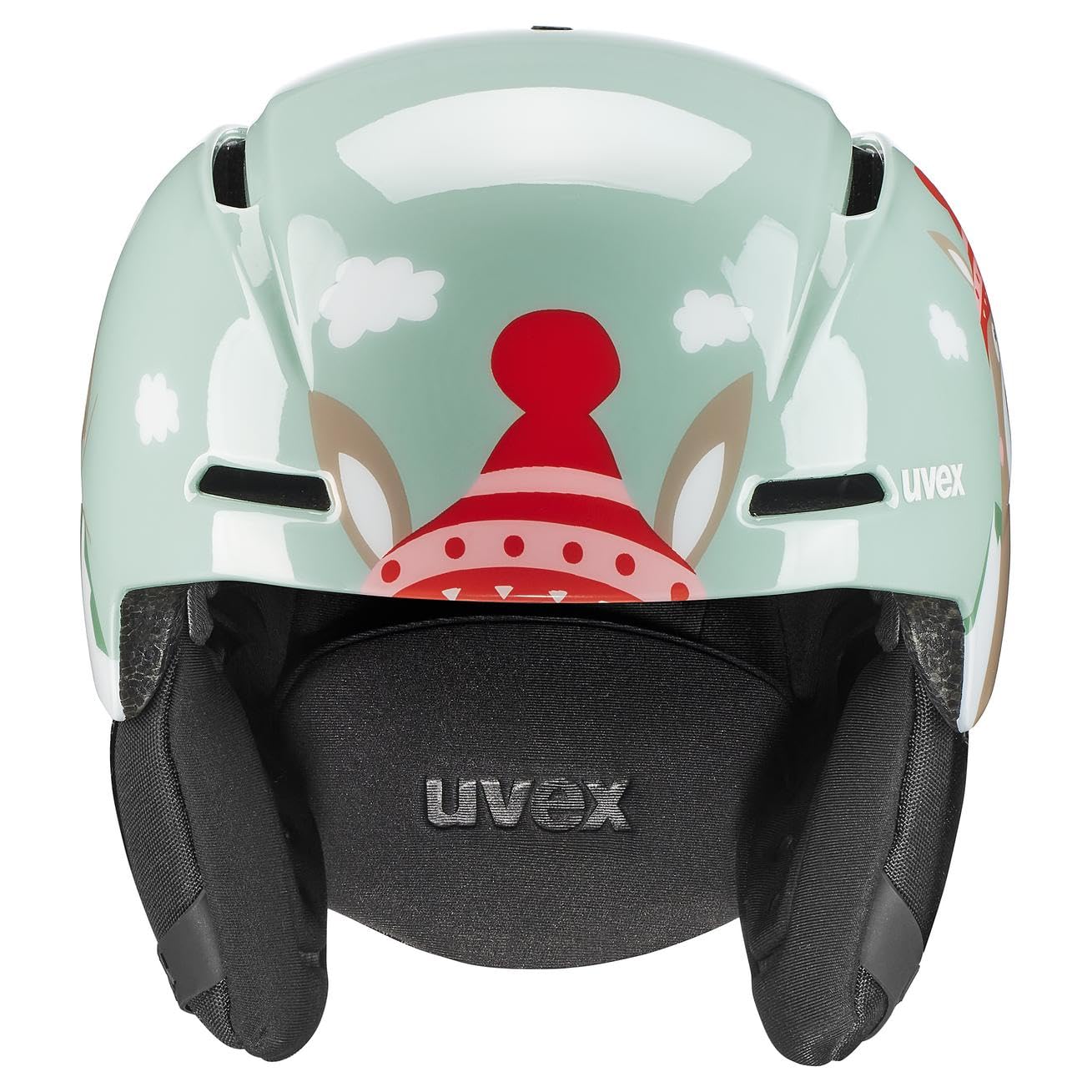 uvex viti, casco da sci Unisex bambino, jade lama, 46-50 cm