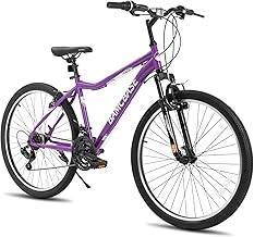 Hiland 26 Inch Women‘s Mountain Bike, 21 Speed Steel...