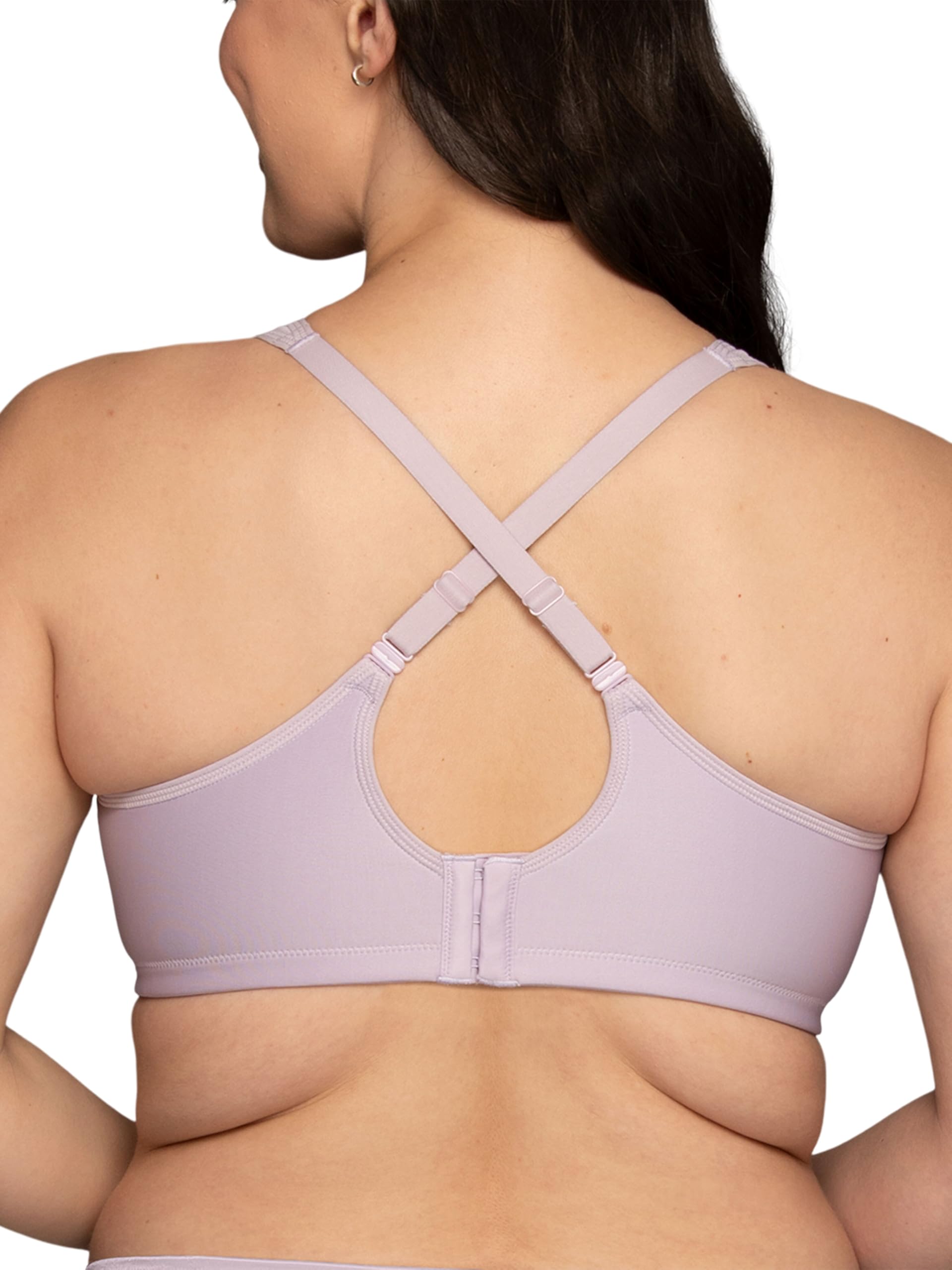 Vanity Fair Medium Impact Sports Bras for Women, Breathable, Moisture Wicking, Padded Cups Up To DDD Reggiseno Sportivo Donna