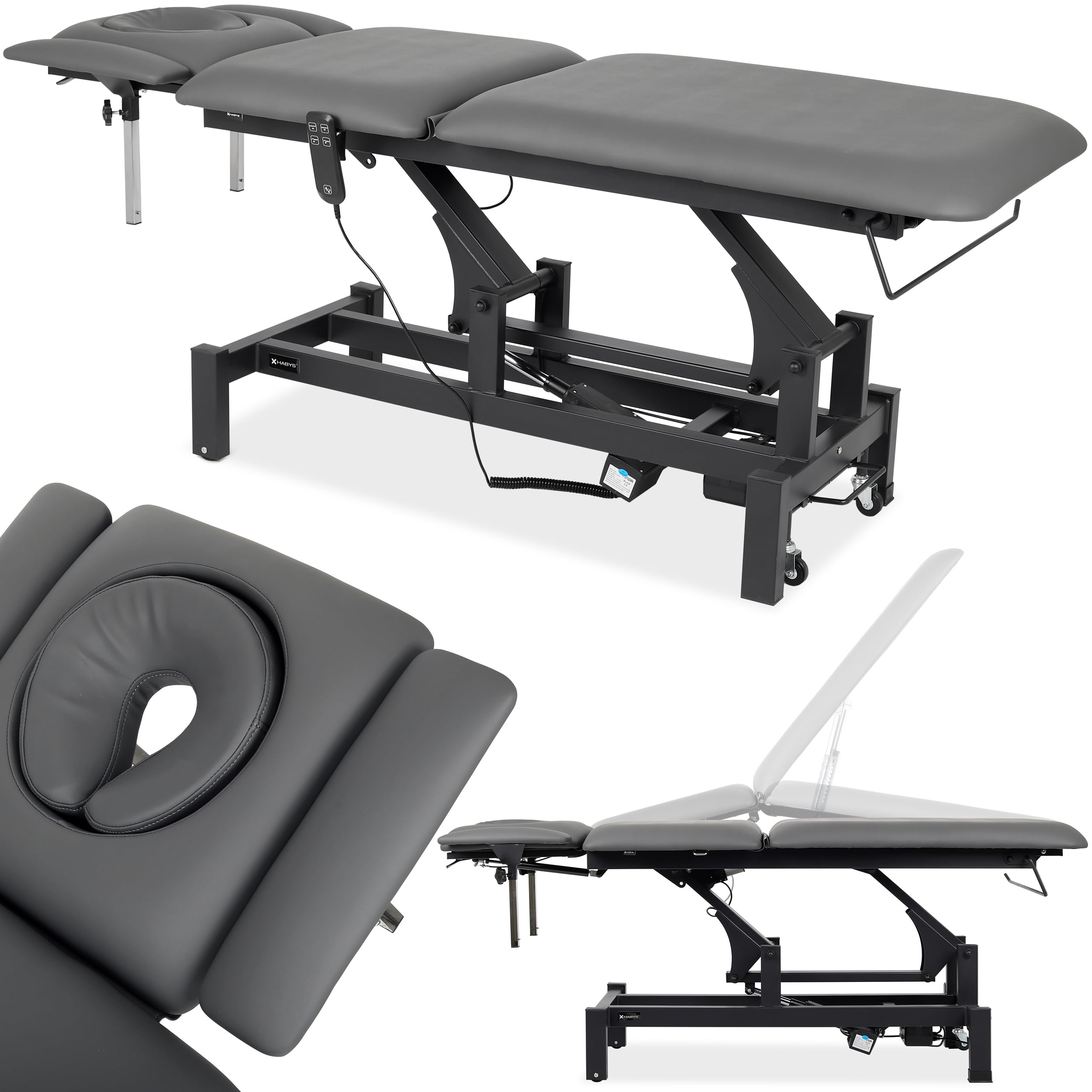 HABYS Fortis 5 Ergo Elektrische Behandlungsliege Massageliege Höhenverstellbar 5-Segmente 192 x 68 cm