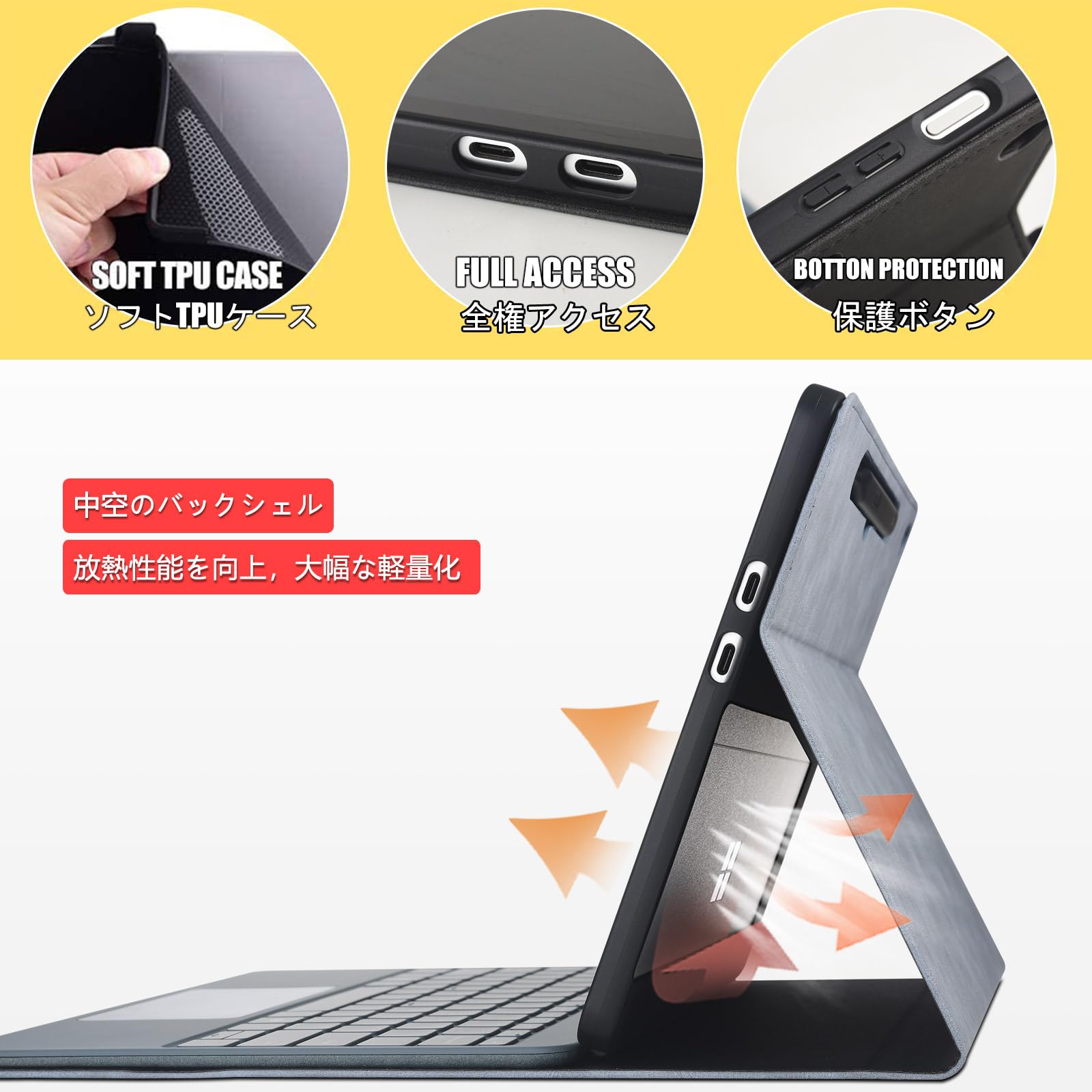 Amazon.co.jp: xisiciao Microsoft Surface Pro 12インチ 1st Edition