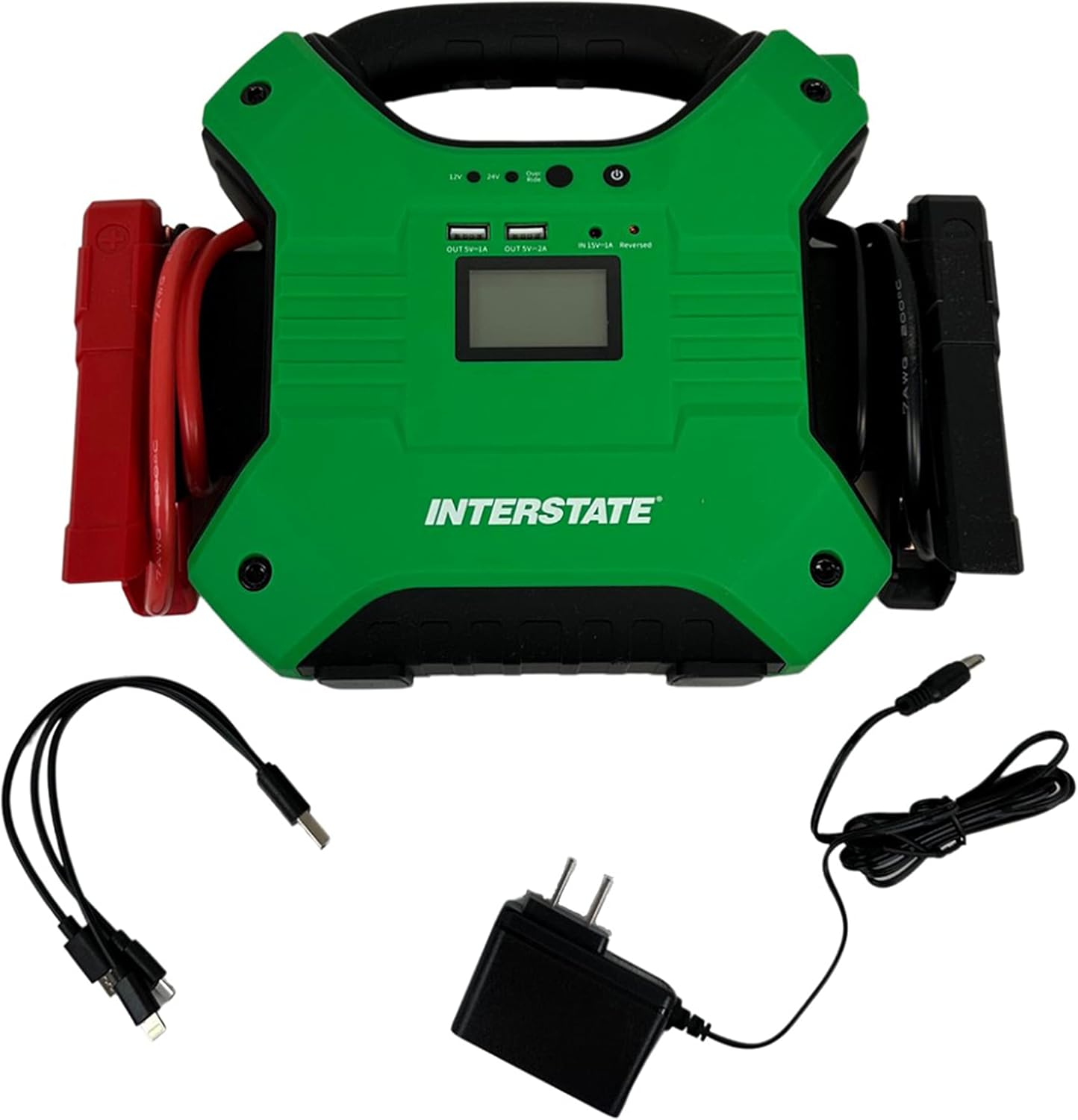 Interstate Batteries Jump Starter + Charger 12V & 24V