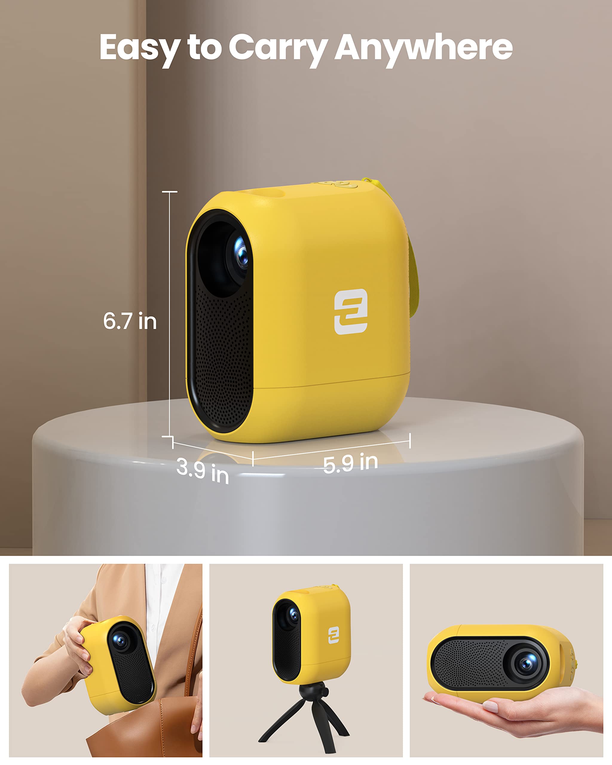 ETOE D1 EVO プロジェクター ETOE D1 EVO Android 9.0 プロジェクター 黄 – ETOE JP