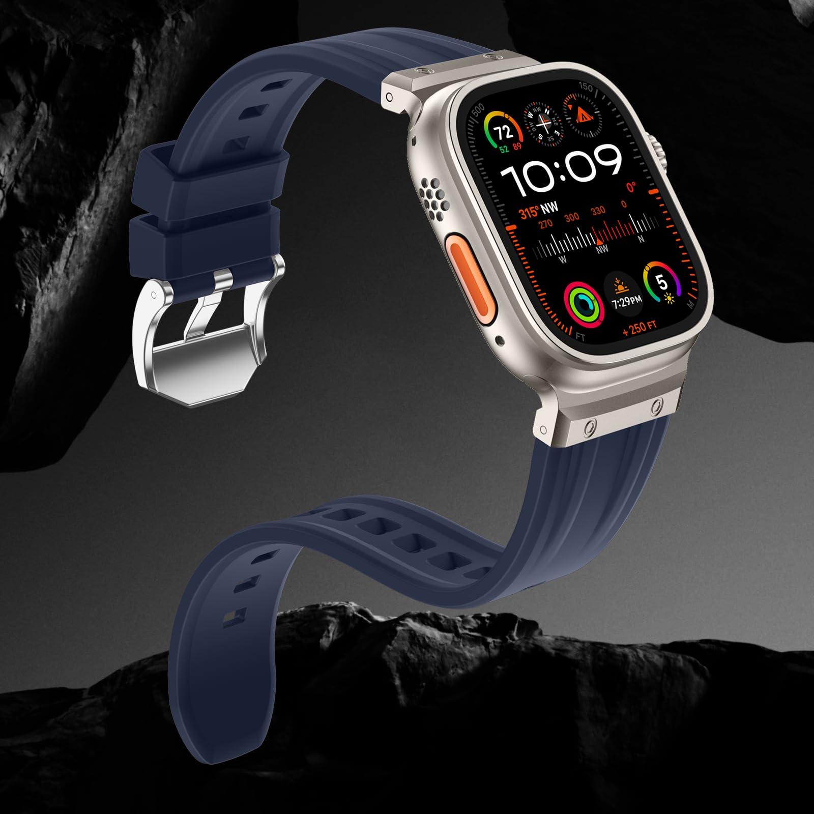 Tasikar Sport Band Compatible with Apple Watch Ultra Band 49mm 46mm 45mm 44mm 42mm - Image 2