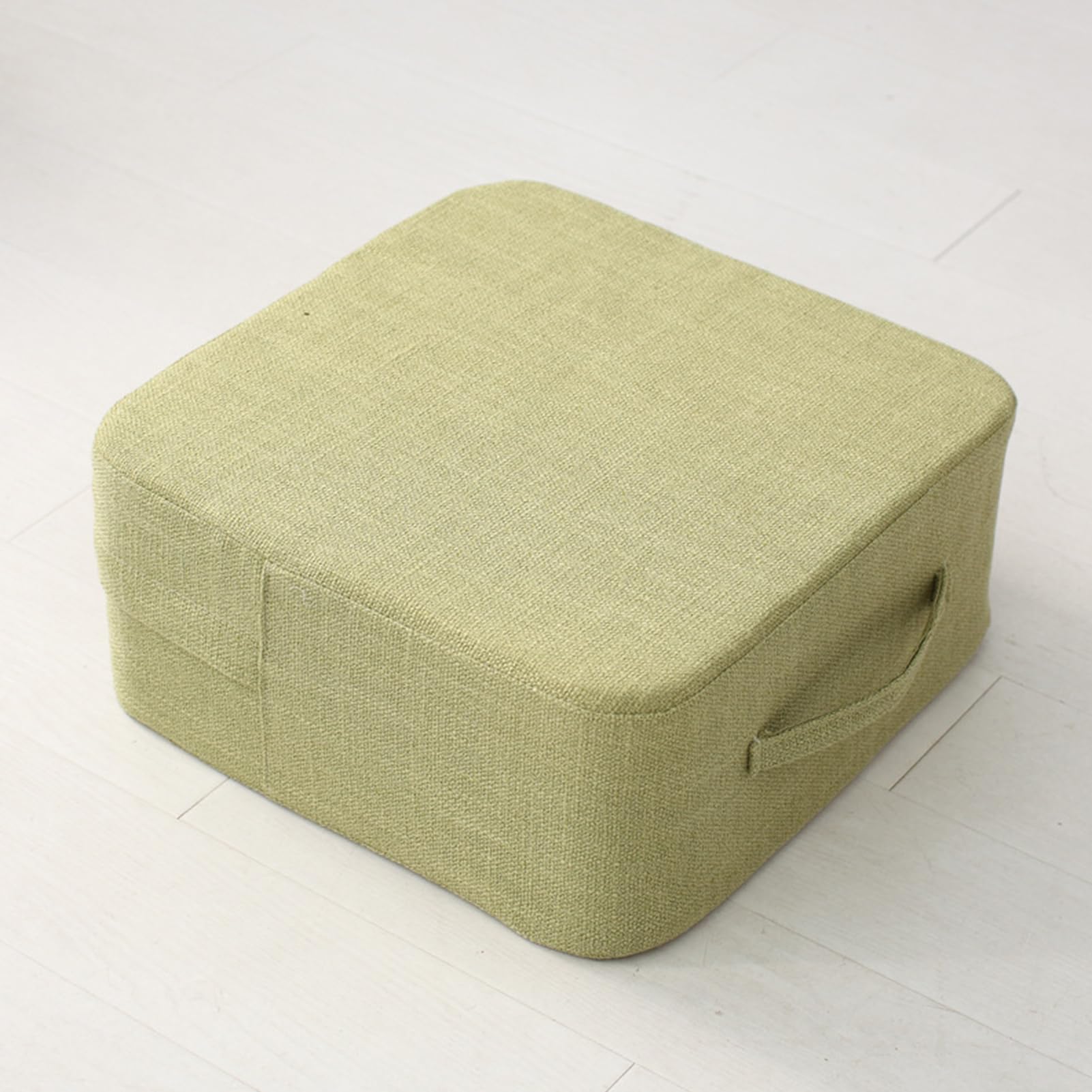 Cuscino per seduta per pavimento Tatami - Tappetino lavabile in lino di | cotone, tappetino per meditazione | Tappetino per esercizi di yoga portatile per seduta comoda, cuscino per seduta comoda, in