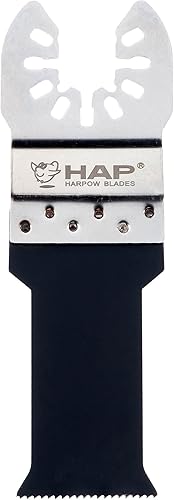 Miniatura 2 de Harpow 10 piezas de hoja de sierra bimetálica E-cut con soporte de acero inoxidable, 1.102 in, hojas de herramienta oscilante eléctrica, cuchillas