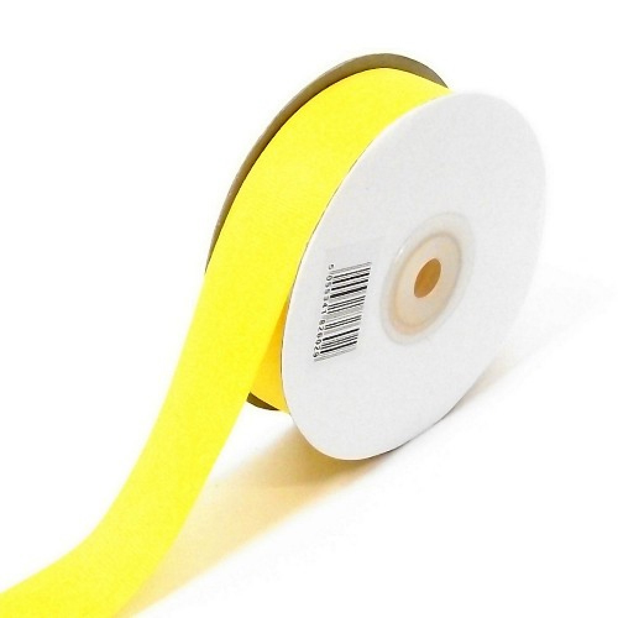 Bountiful Harvest Yellow 25M Full Reel Woven Edged Grosgrain Ribbon - 25Mm (1 Inch) Width (Turquoise) (25Mm, Red) (25Mm, )