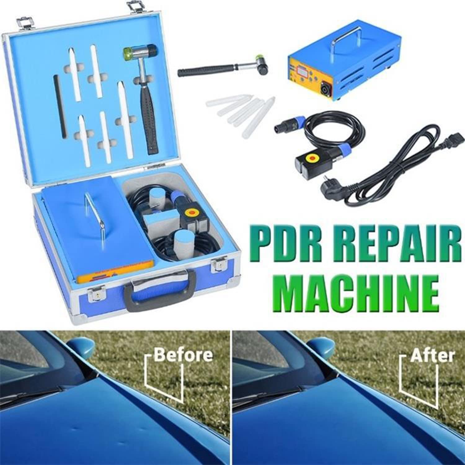 1380W Auto Naprawa wgnieceń Hotbox Naprawa Narzędzie do usuwania wgnieceń Auto Paintless ściągacz wgnieceń, Auto Paintless Naprawa wgnieceń Narzędzie ręczne
