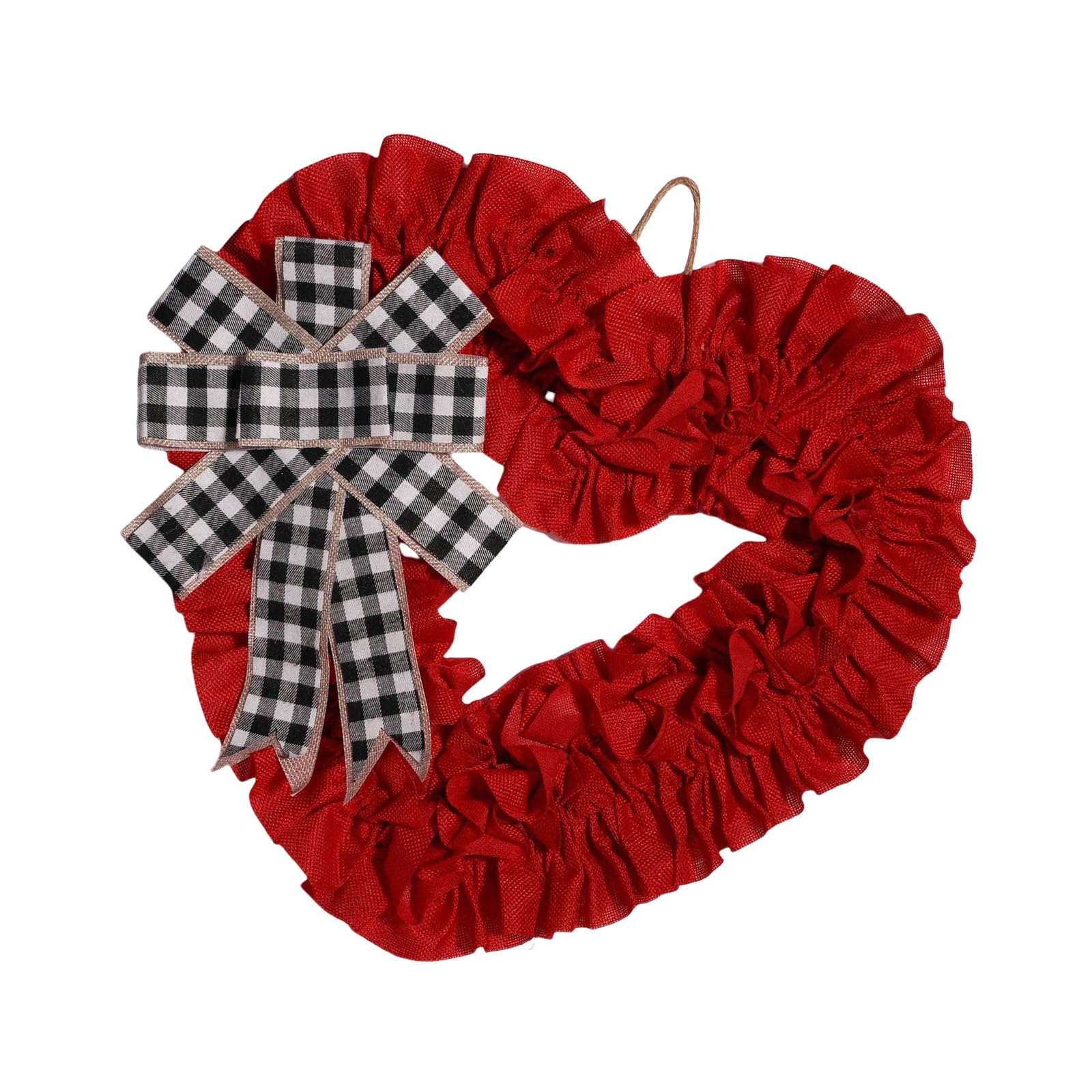 Couronne de Saint-Valentin en cœur artificiel pour célébrer votre amour