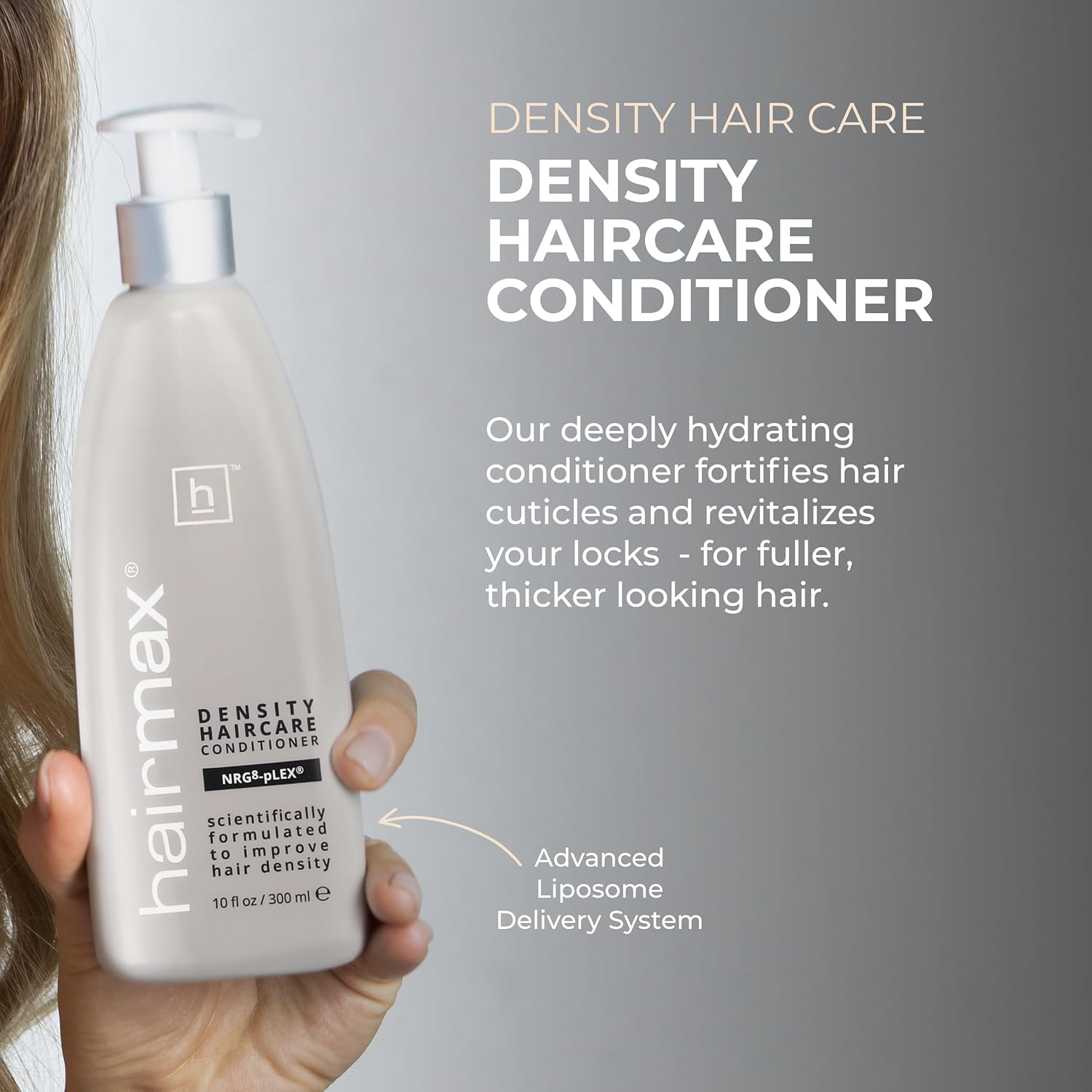 Hairmax Density Conditioner For Thinning Hair - Hydrates and Strengthens For Men & Women 10 fl oz