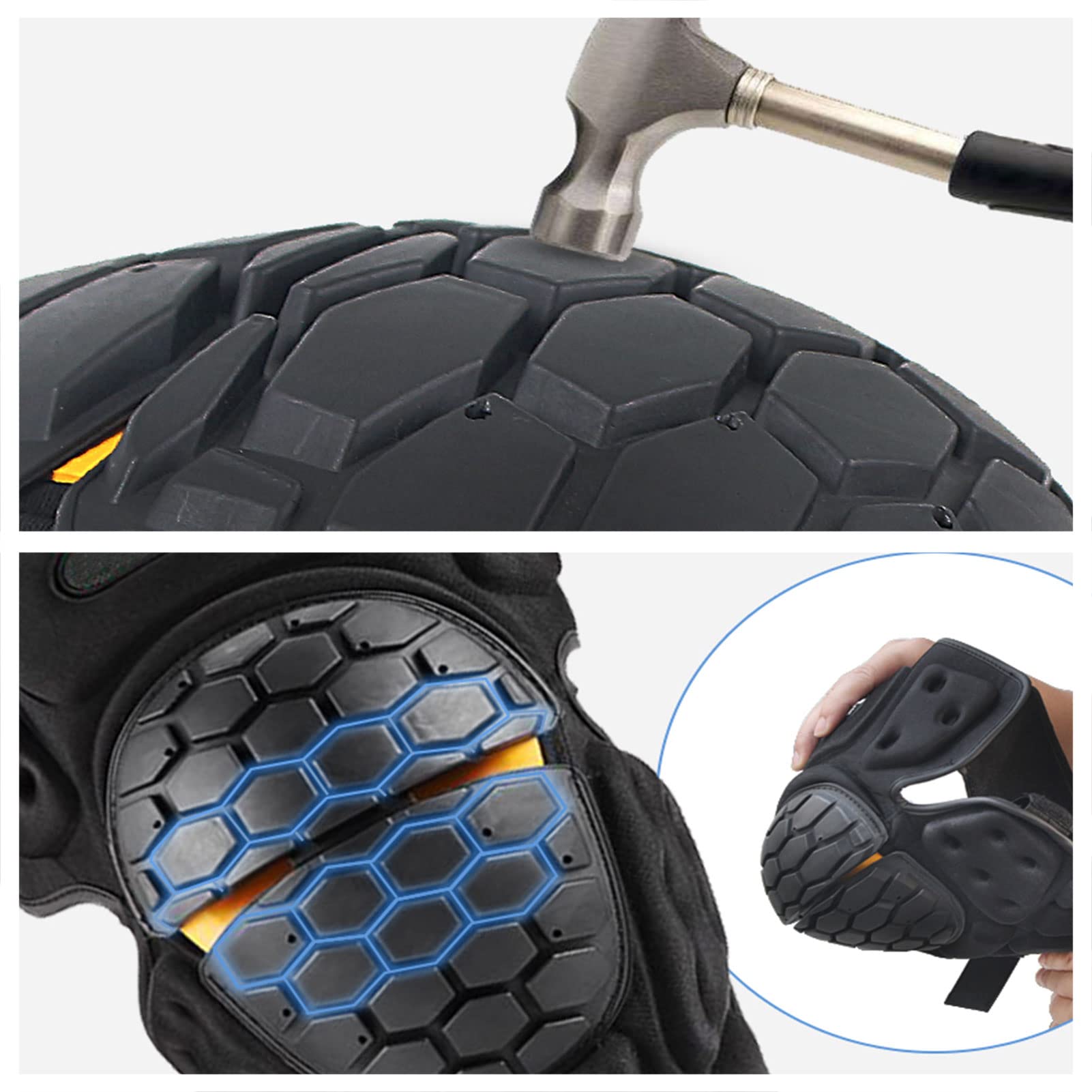 Genouillere Moto Cross, Protege Genoux, Genouillère VTT Enduro équipement Moto Cross Genouillère Flexible Coupe-Vent Protège-Genoux pour Les Vélos, Snowboards, Scooters, Skateboards, 2 Pcs