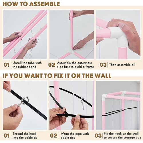 Miniatura 5 de Organizador de almacenamiento de animales de peluche, organizador de almacenamiento grande para animales de peluche, almacenamiento de juguetes de