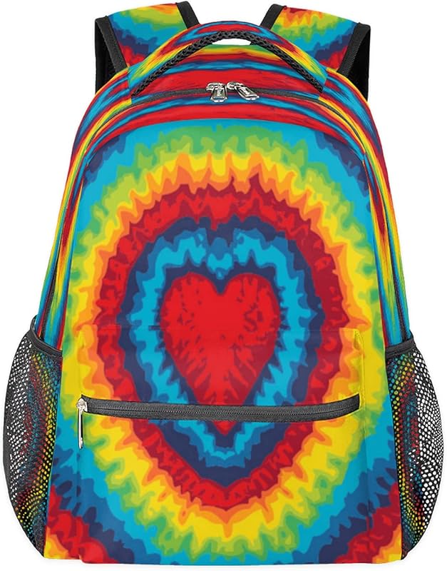 Mochila feminina com estampa tie dye e arco-íris, mochila escolar para estudantes, com alça de ombro ajustável, para viagens, acampamento, casual, para mulheres e homens, Multicor, Large, Mochilas Daypack em oferta na Shopee Mochila feminina com estampa tie dye e arco-íris, mochila escolar para estudantes, com alça de ombro ajustável, para viagens, acampamento, casual, para mulheres e homens, Multicor, Large, Mochilas Daypack em oferta na Shopee