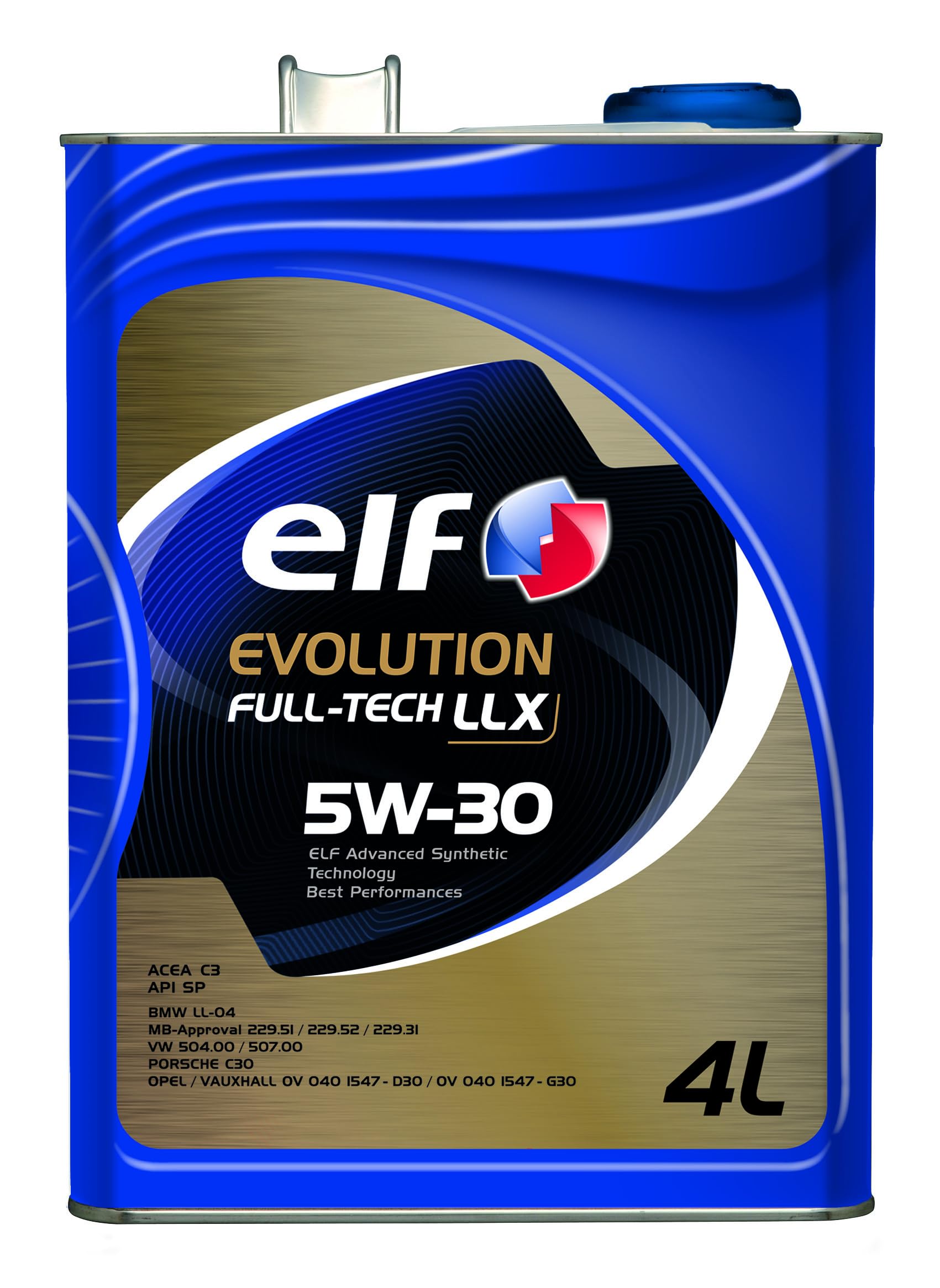 Amazon | エルフ(ELF) エンジンオイル EVOLUTION FULL TECH LLX 5W-30