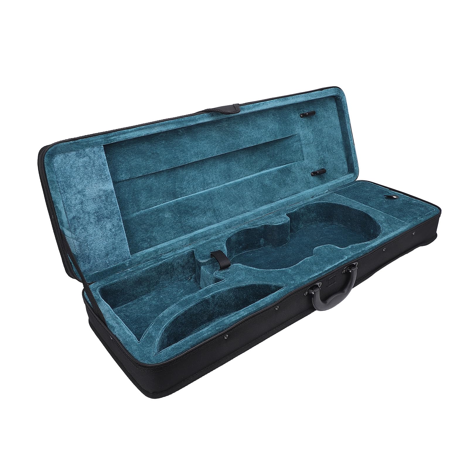 Estuche para Violín Ligero 4/4 con Espuma Protectora y Tejido No Abrasivo Estuche de Violín para Músicos Clásicos, Estudiantes, Practica Diaria, Conciertos