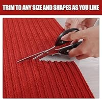 Vista 6 de HOMBYS Alfombra roja extra gruesa de 450 GSM para fiestas y eventos, 3 x 10 pies, camino de pasillo rojo para ceremonia de boda, alfombra