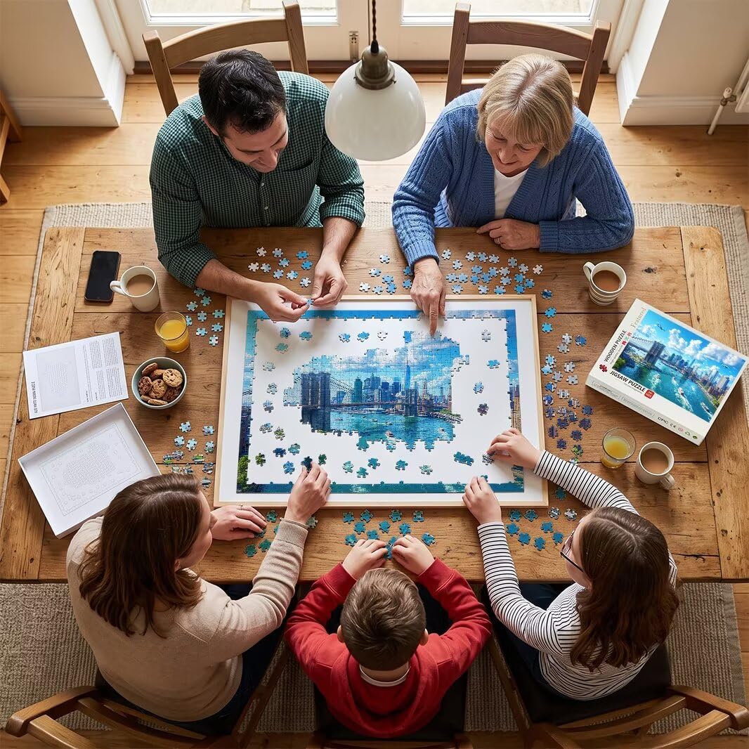 Puzzle New York, Puzzle 1500 Pezzi Arte per Adulti, Regalo Uomo/Donna -4579