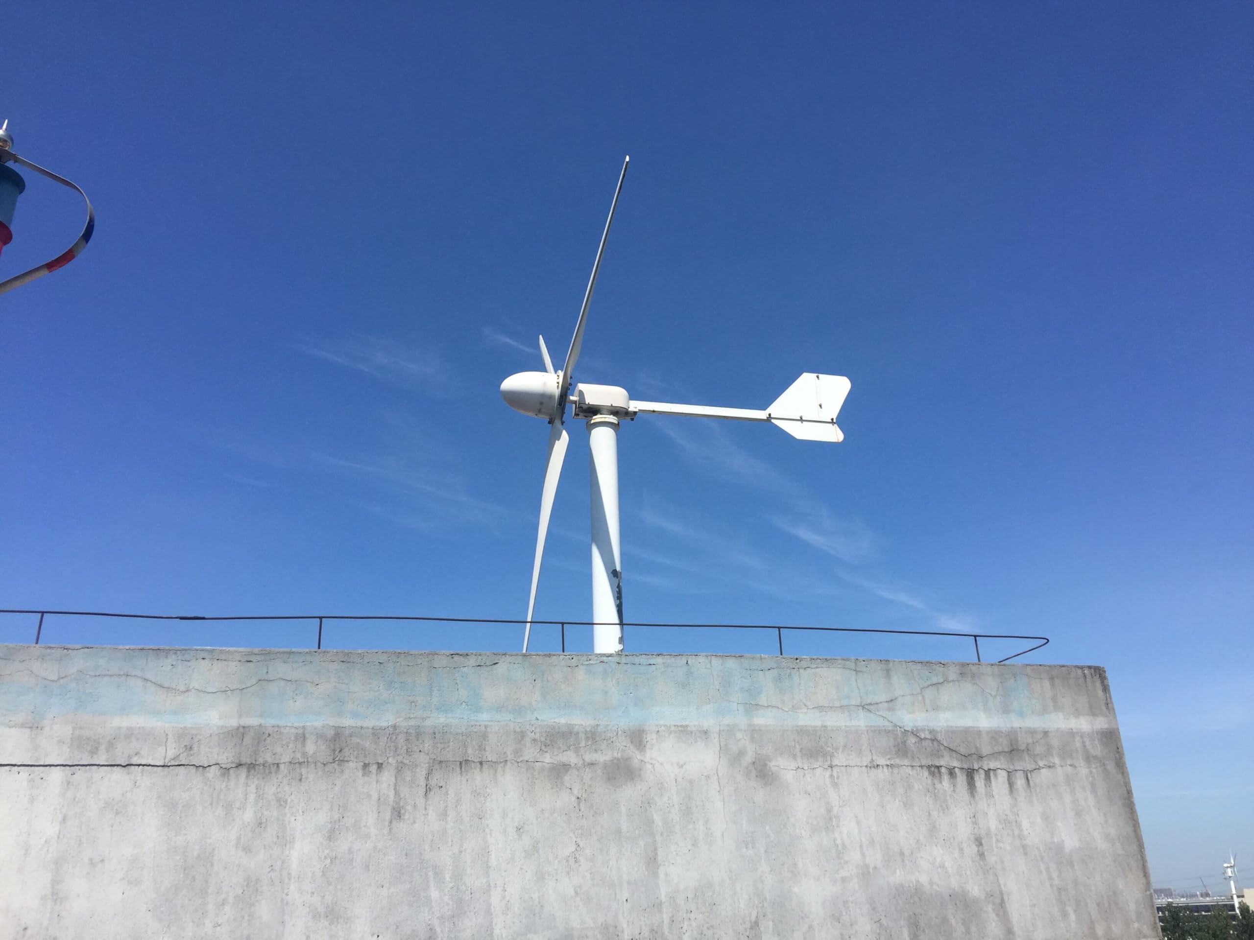3000W 48V Horizontale Windturbine 1,4 m Rotorblätter 3KW Windgenerator-Kit mit LCD MPPT-Laderegler für Haus, Hof, Off-Grid-System (48, Volt)