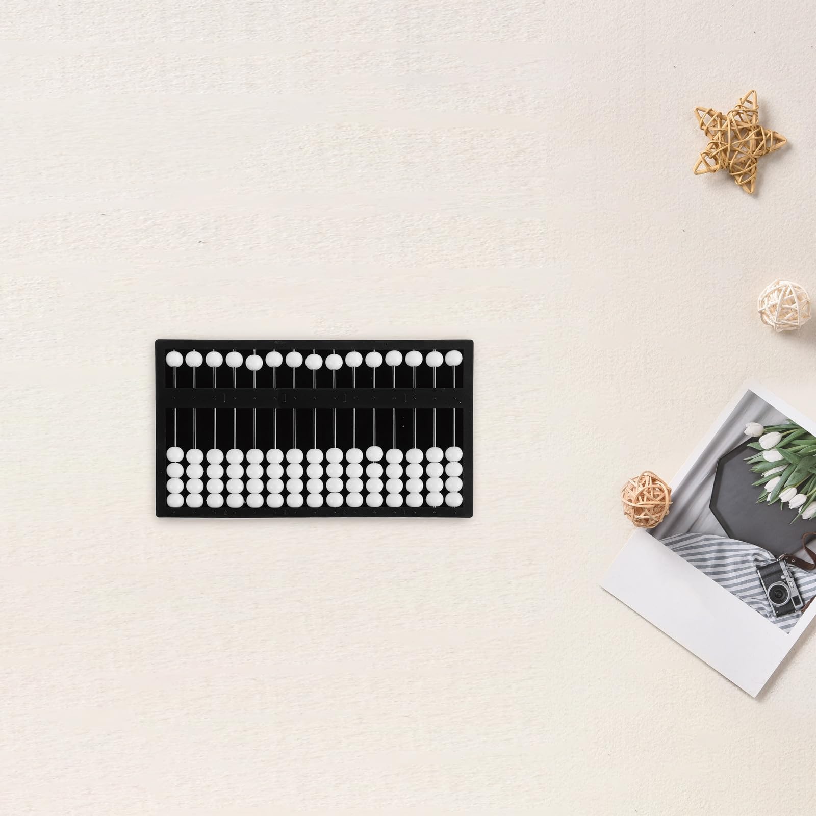 Ábaco Braille Herramienta Aritmética de Plástico para Estudiantes Ciegos Diseño Fácil de Usar y Educativo para Aprendizaje en Casa y Escuela