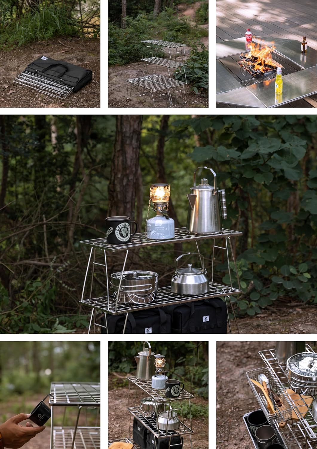 Amazon.co.jp: キャンピングムーン(CAMPING MOON) キャンプラック 焚火