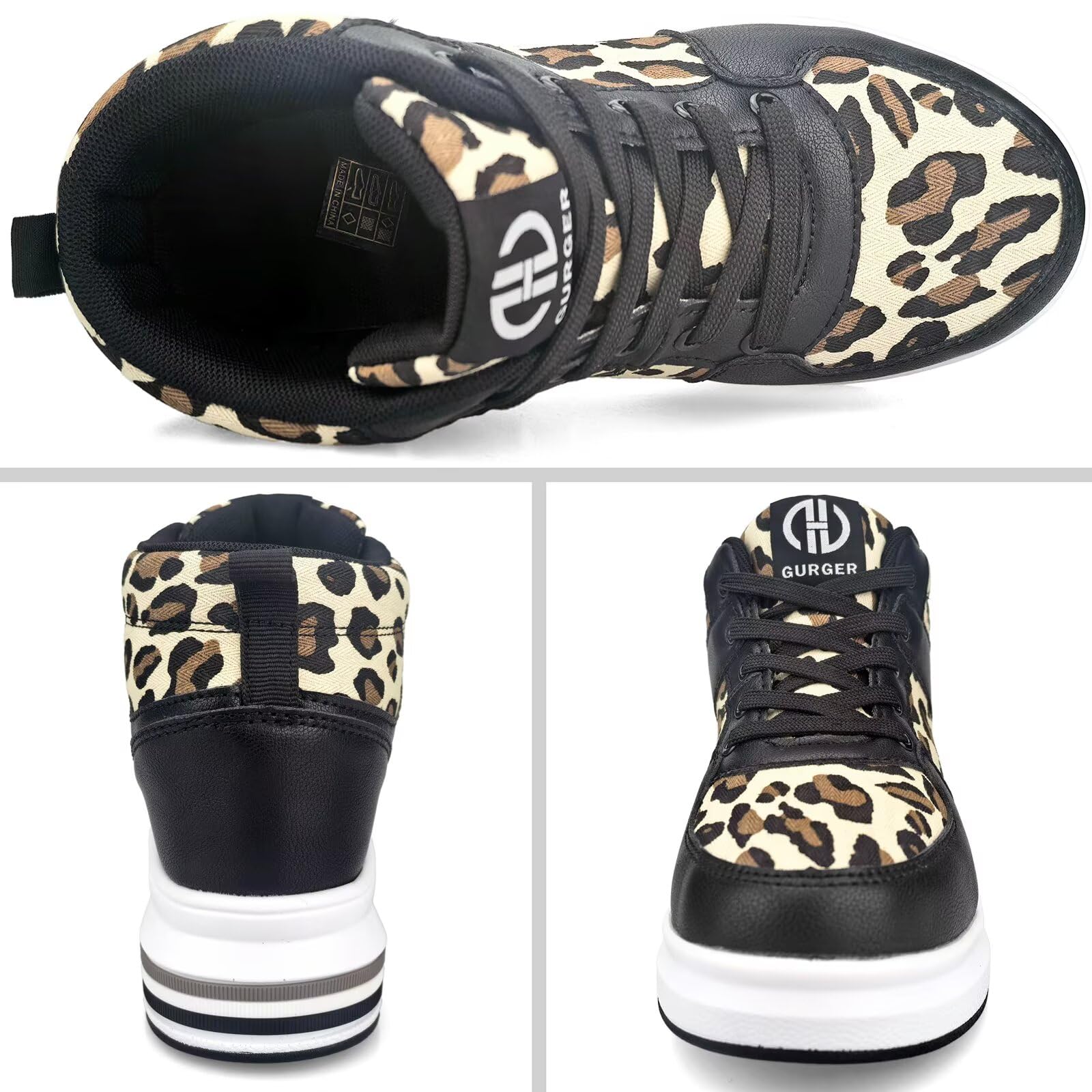 Damskie buty na koturnie, sportowe, oddychające, fitness, trampki