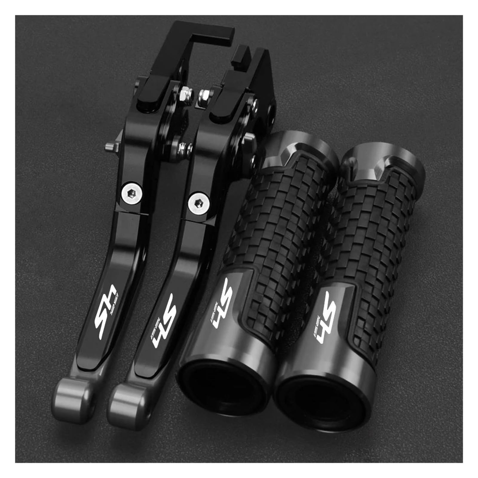 Leva Della Frizione 2025 Per H&ONDA SH125i SH 125 125i Motociclo Regolabile Freno Frizione Leve Manopole Copertura(Gray)
