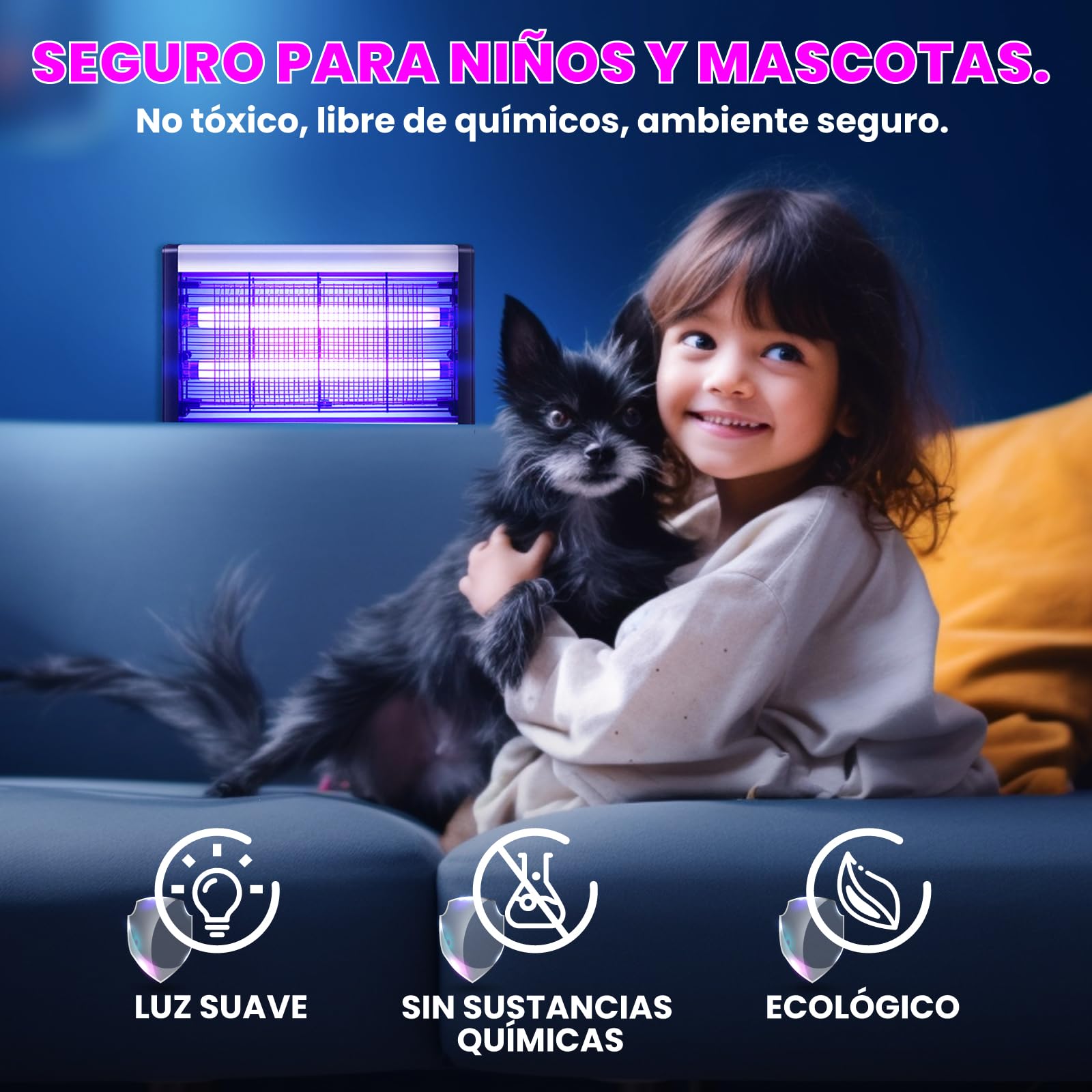 Lustaled FSL BL T5 8W Lámparas de Repuesto para Lampara Antimosquitos, Bombillas de Repuesto, 30.5cm Lámparas UV para 8/16W Lampara Antimosquitos, Mata Mosquitos Electrico (2 Unidades)
