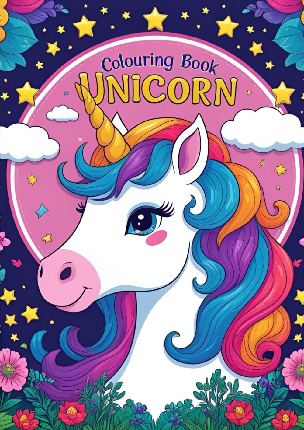 Unicorn Colouring Book