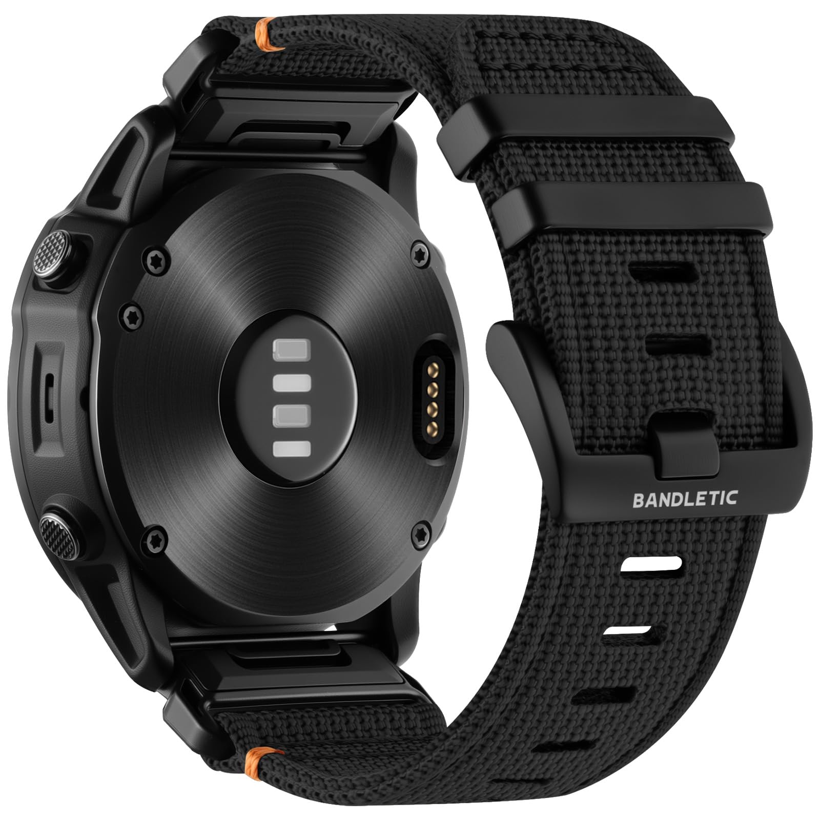 Bandletic Strap Compatible with Garmin Fenix 8 51mm/7X Pro/7X/6X Pro/6X/5X Plus/5X/Fenix 3/3 HR, 26mm Quick Fit Nylon Strap for Garmin Epix Pro 51mm/Instinct 2X Solar/Tactix Delta Solar/Enduro 3/2/1