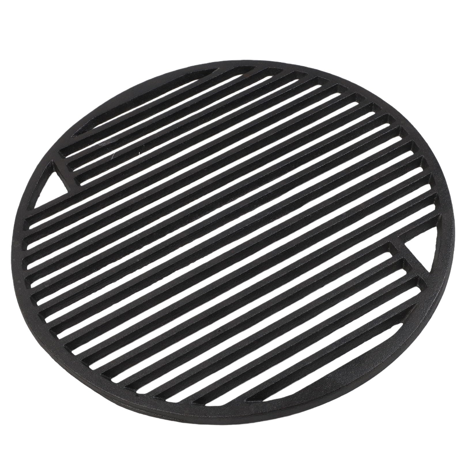 Wytrzymały okrągły żeliwny ruszt do grillowania na węgiel drzewny i grille gazowe, 30-45 cm, trwała powierzchnia do gotowania, idealna do grillowania na świeżym powietrzu i grillowania