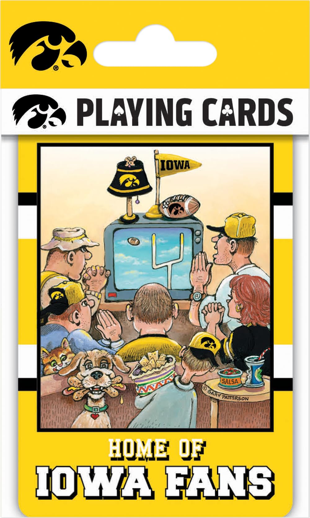Masterpieces Iowa Hawkeyes Fan Deck Playing Cards - 54 Card Deck