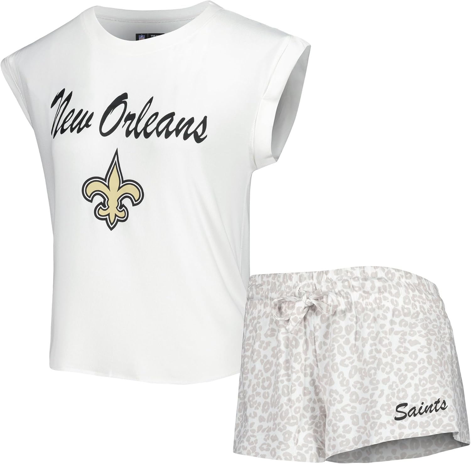Concepts Sport Women's NFL Montana Knit Top & Shorts Sleep Set