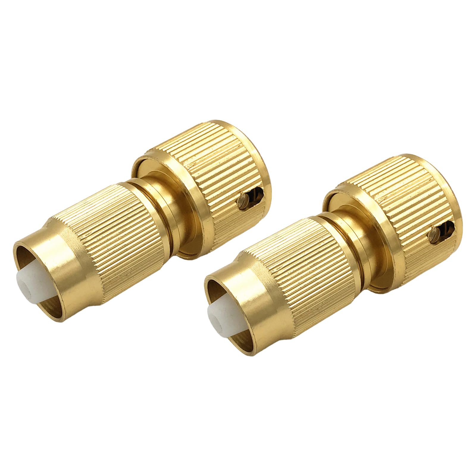 2Pcs Expandable Water Hose Repair Adapter Garden Hose Connector Garden Quick Connector Aluminium Faucet Adapter Water Repair