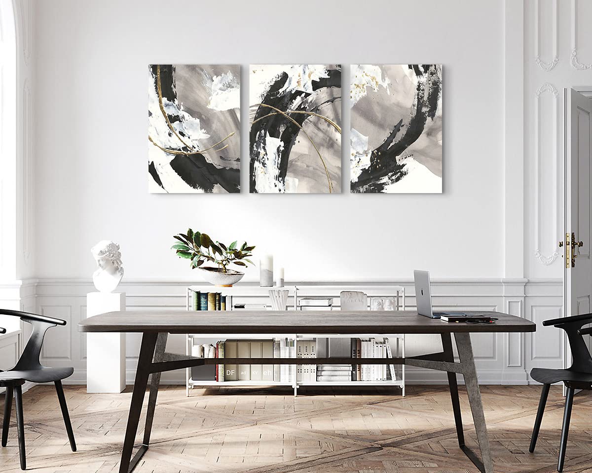 モノクロ絵画　抽象画　アート　インテリア　モデルルーム モノクロ絵画抽象画アートインテリアモデルルーム