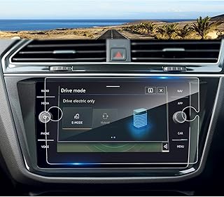 2018-2022 2023 Tiguan Screen Protector for Tiguan (SE/SE R-Line Black/SEL/SEL R-Line) 8-inch Touch Screen, 2023 Tiguan Tempered Glass 2023 Tiguan Accessories HD Tempered Protective Film 8Inch
